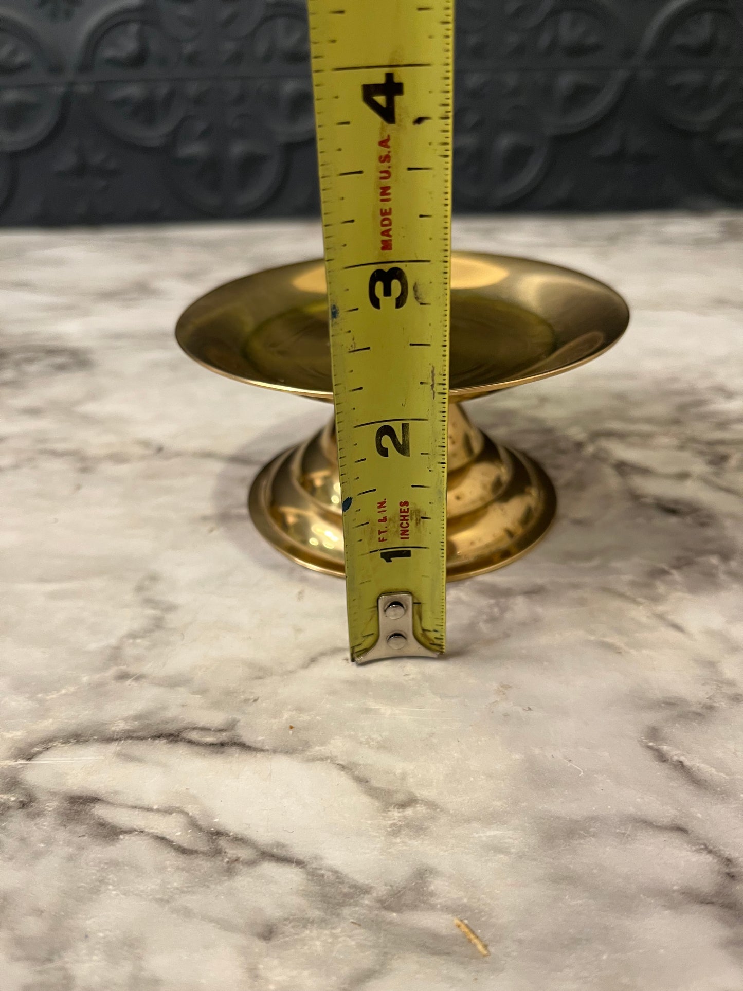Short Brass Pillar Holder 2 x 4