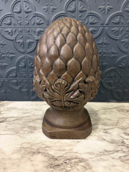 Artichoke Finial Brown