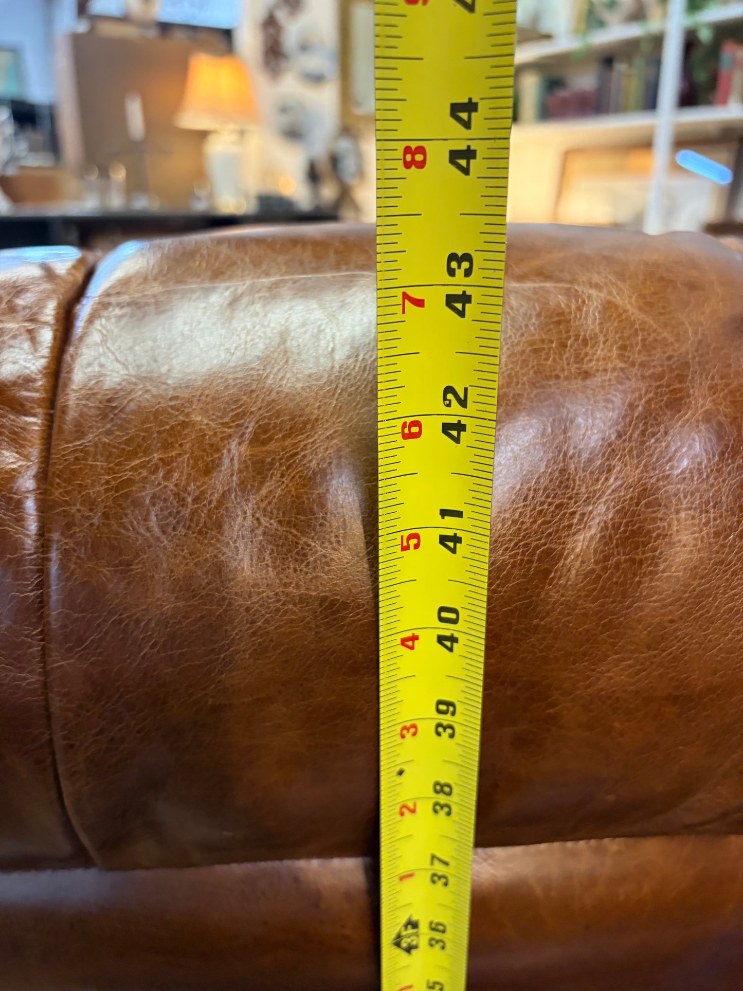 Chesterfield Style Leather Recliner