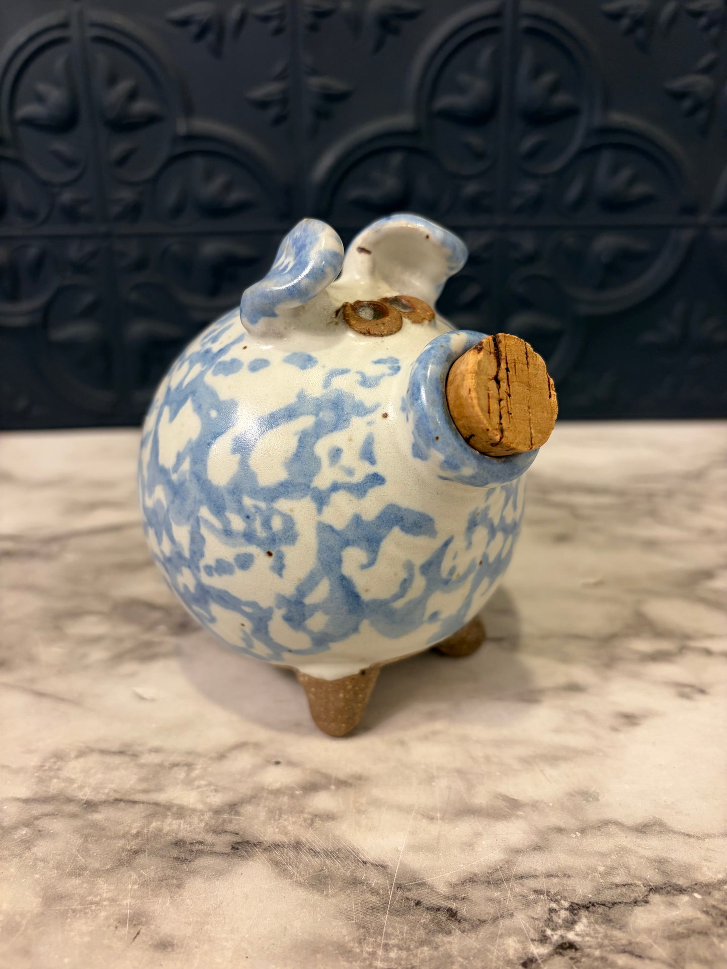 Spongeware Style Piggy Bank Small