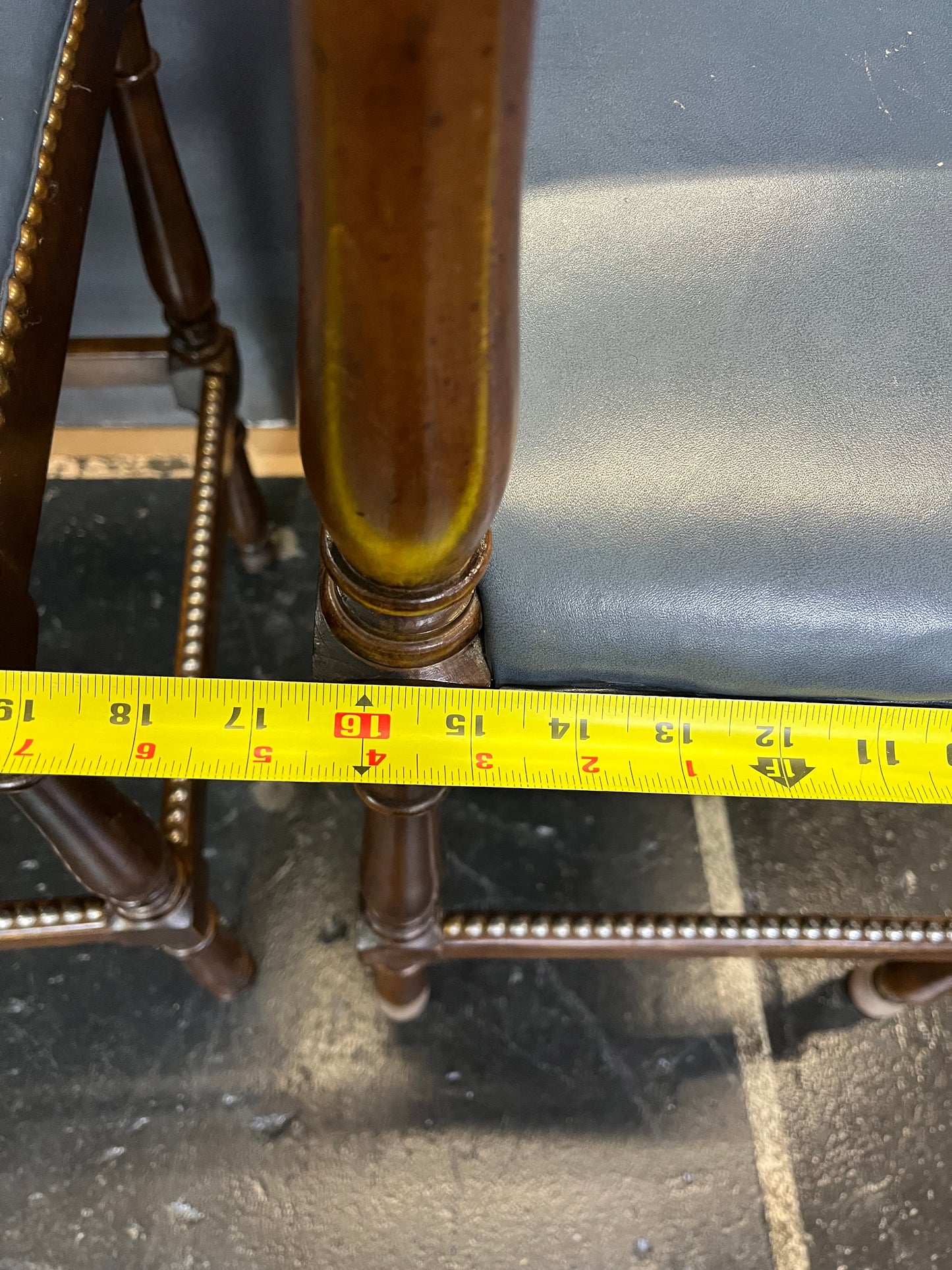 Vintage Teller Bar Stools Set of 4