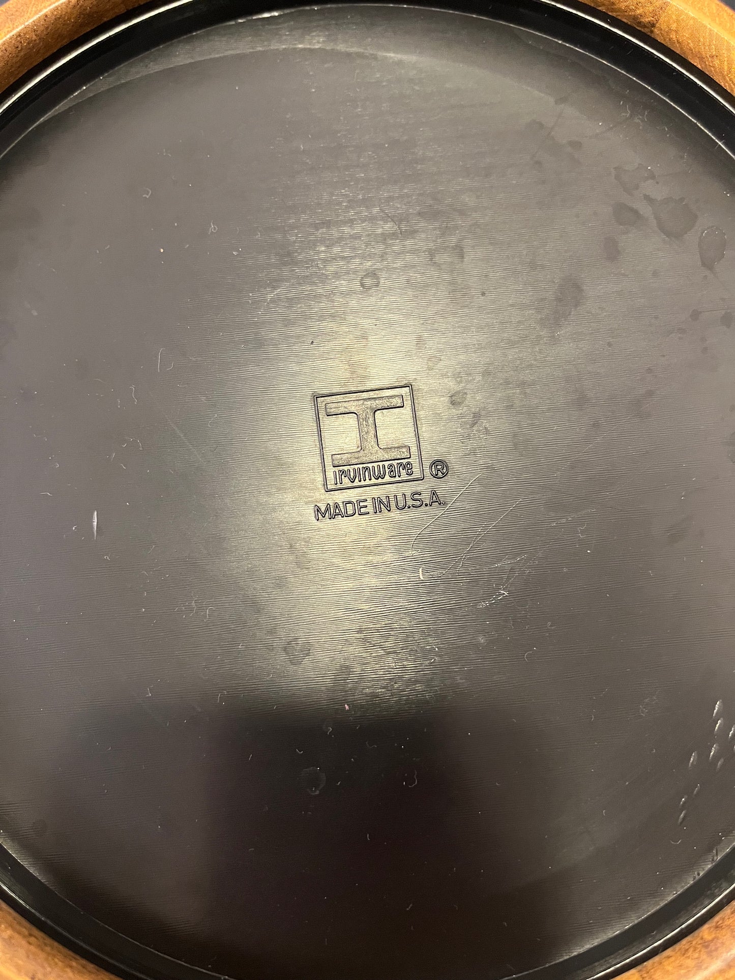 Vintage Irvinware Faux Wood Ice Bucket