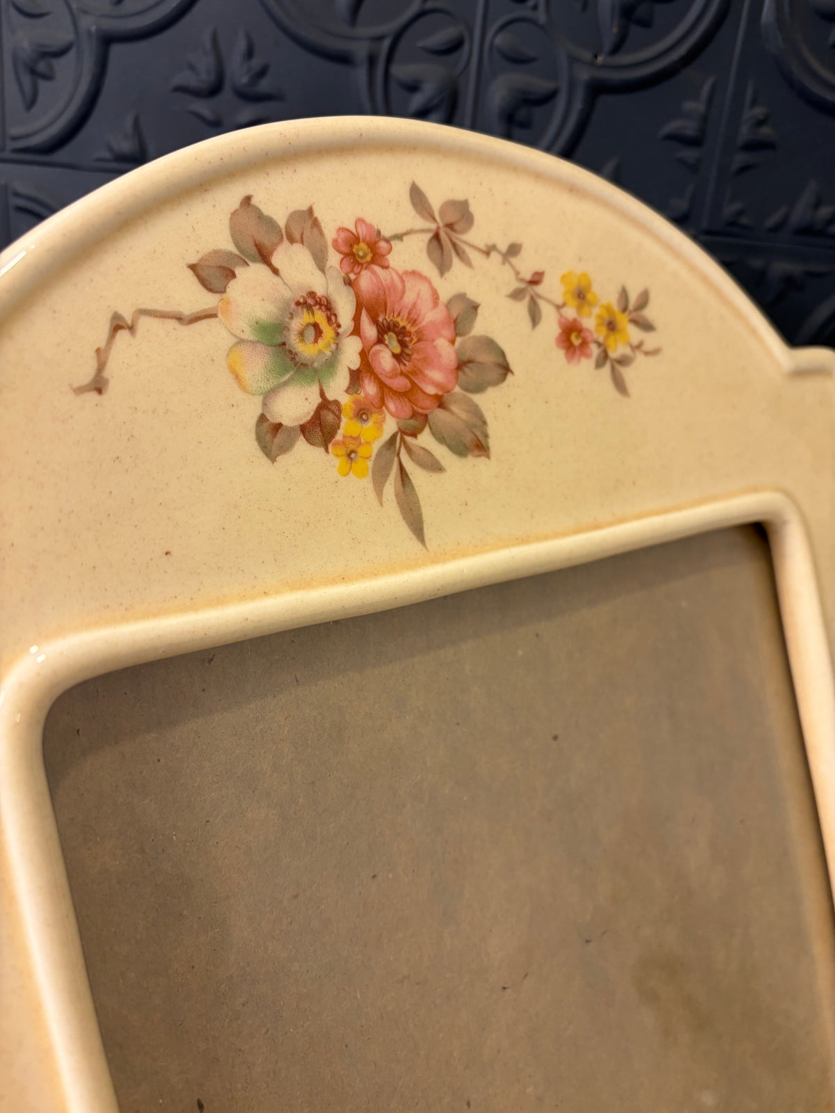 Ceramic Frame with Floral Arch