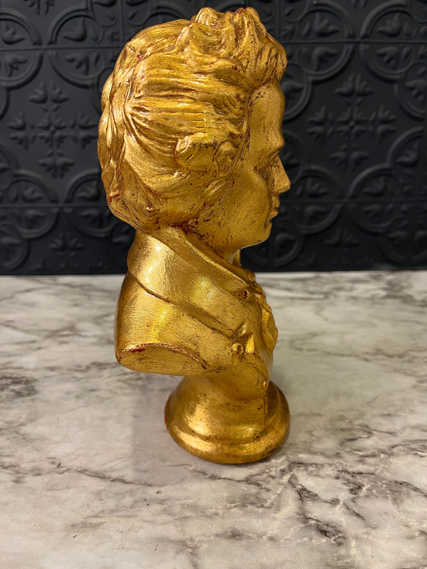Gold Bust of Beethoven 8.5”