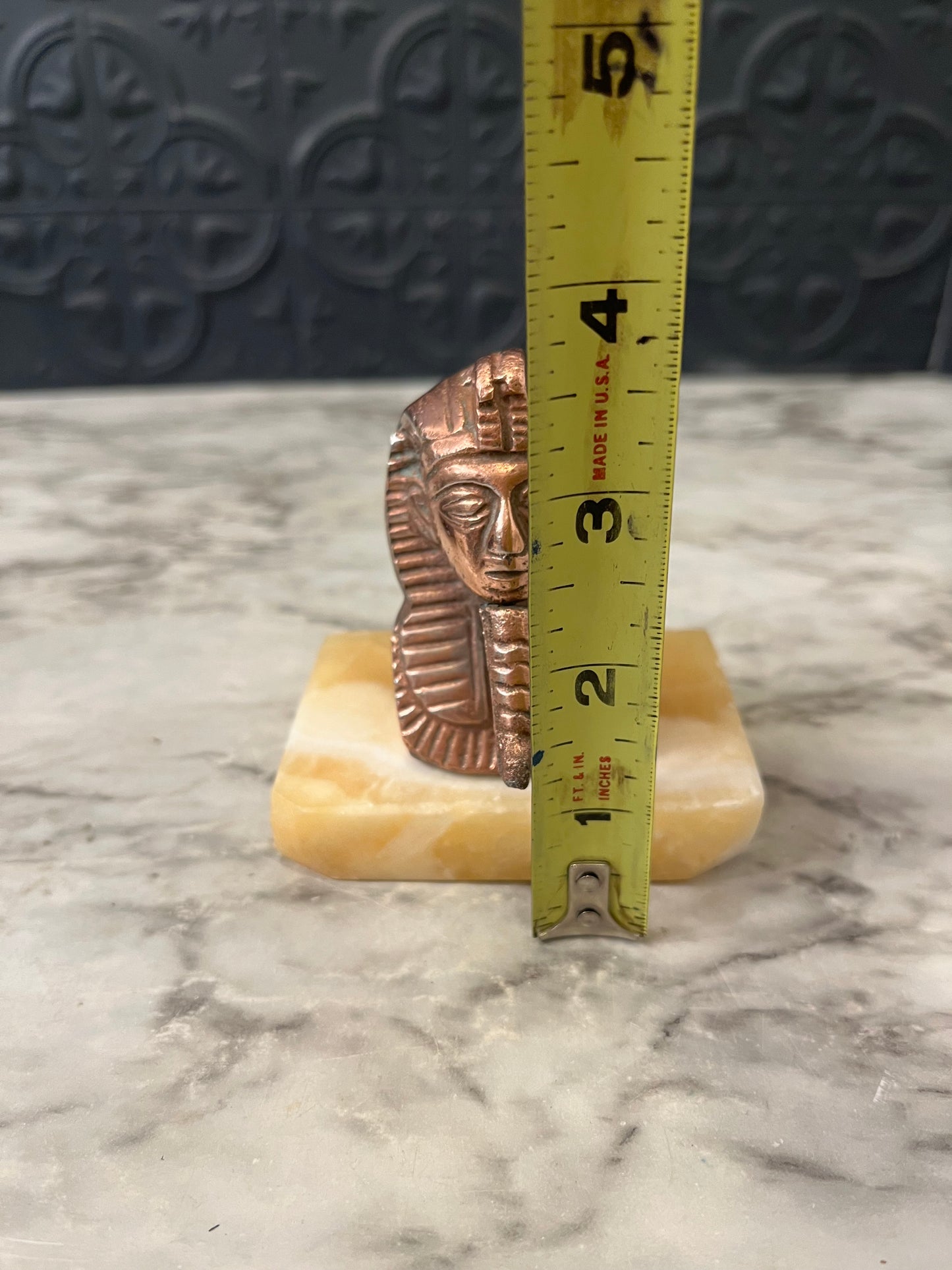 Pharaoh Bust on Stone base