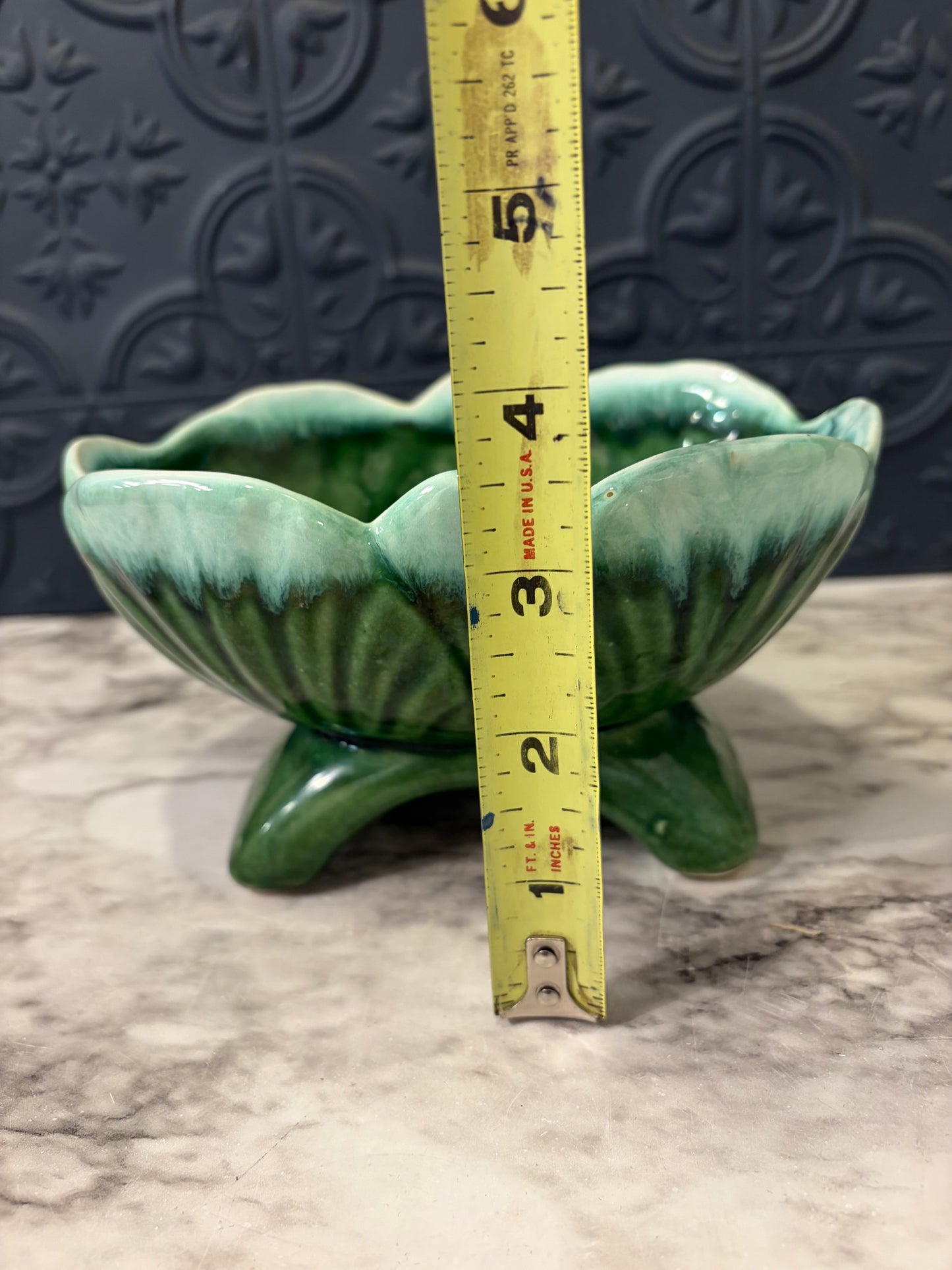 McCoy Style Green Two Tone Planter