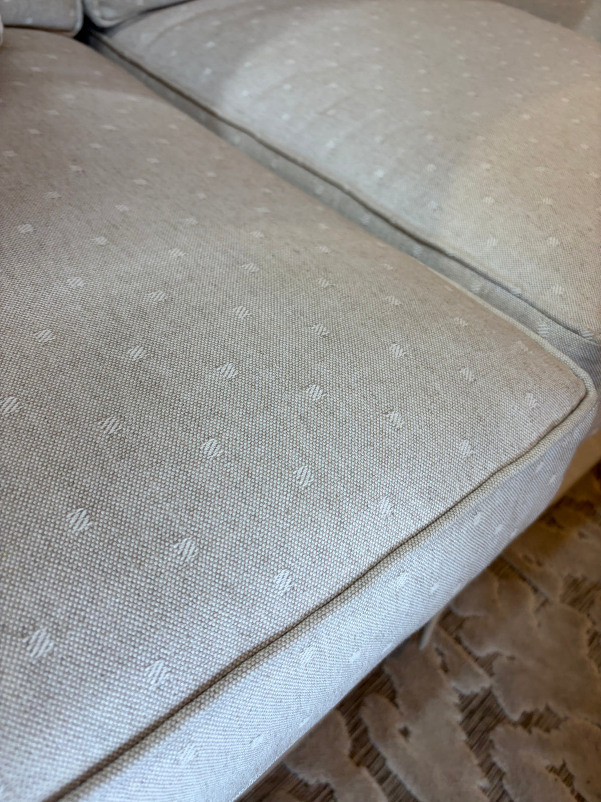 Ethan Allen Beige Sofa