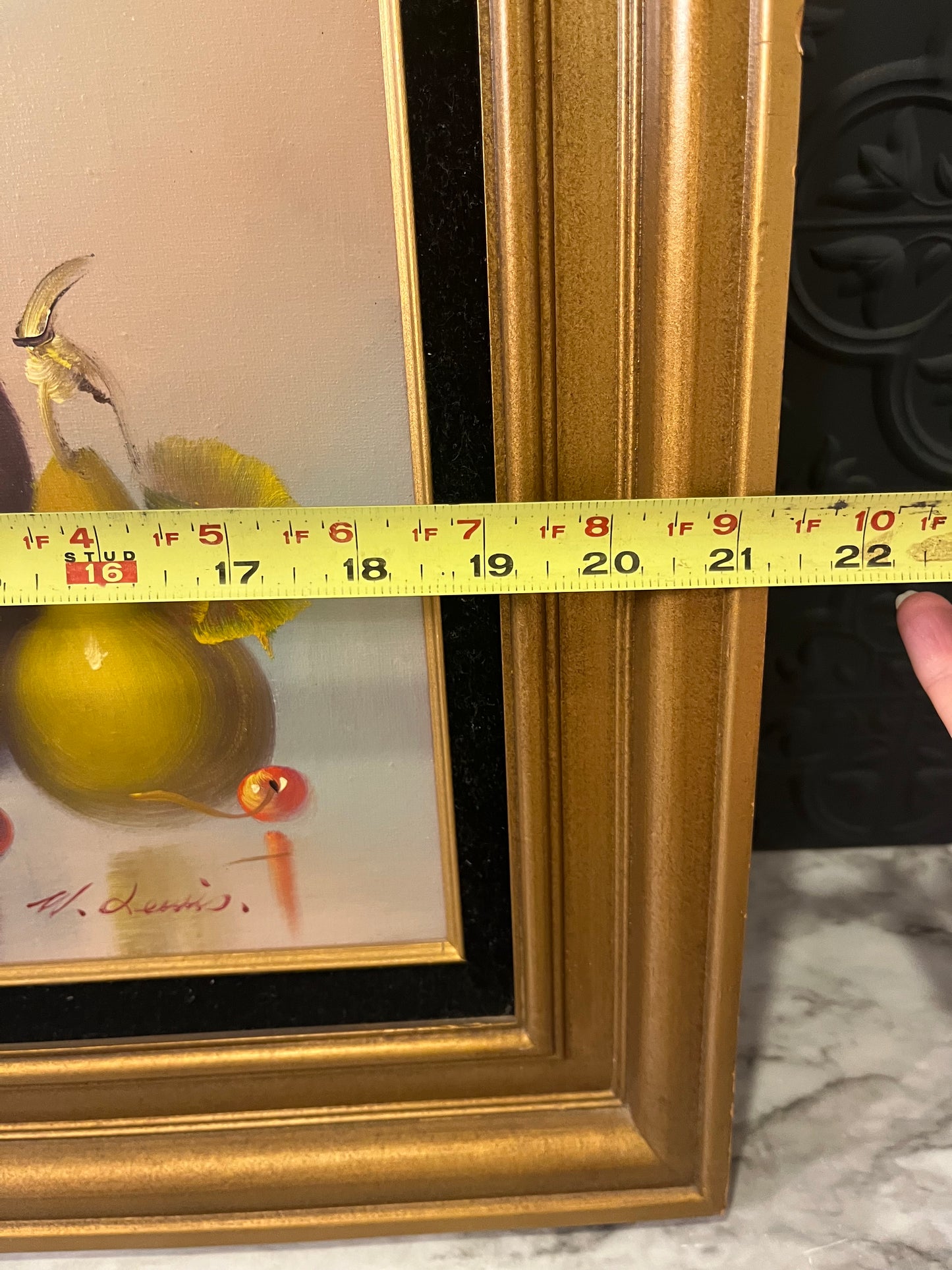 Still Life Painting by W Lewis Signed