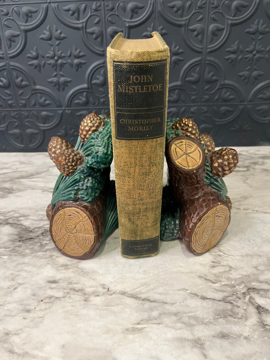 Pinecone Bookend Set of 2