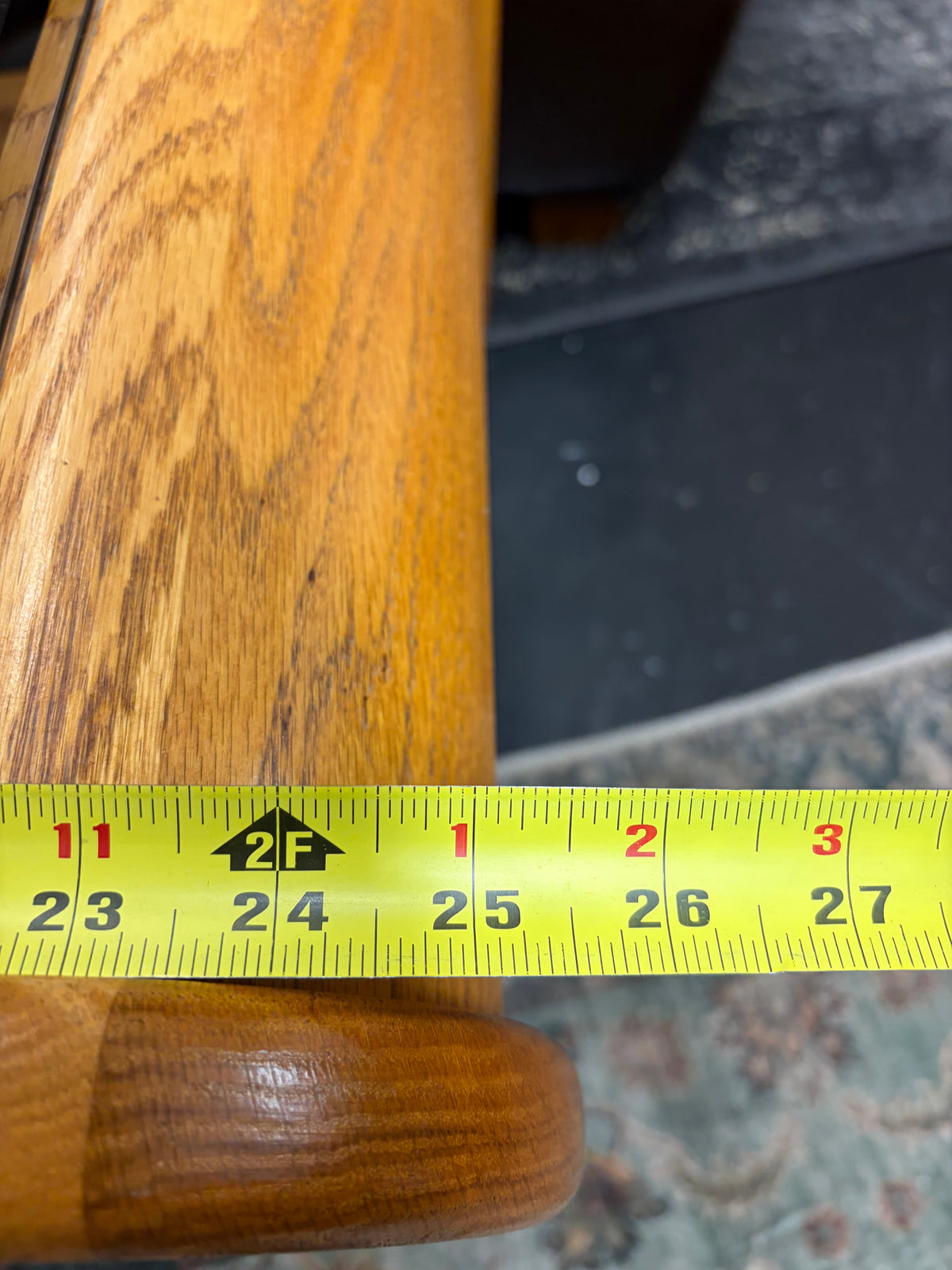 Mid Century Lou Hodges Style Side Table with Smoke Glass- each