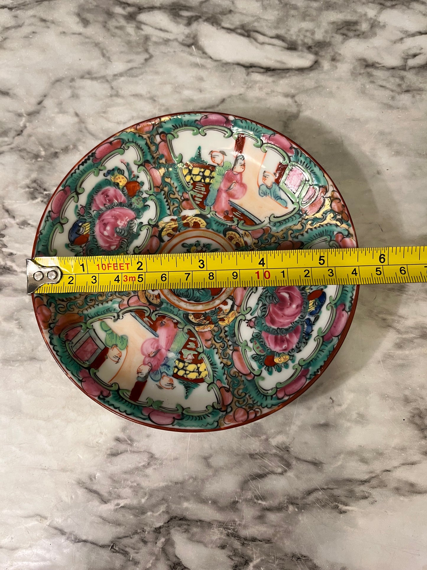 Handpainted Dish made in Hong Kong