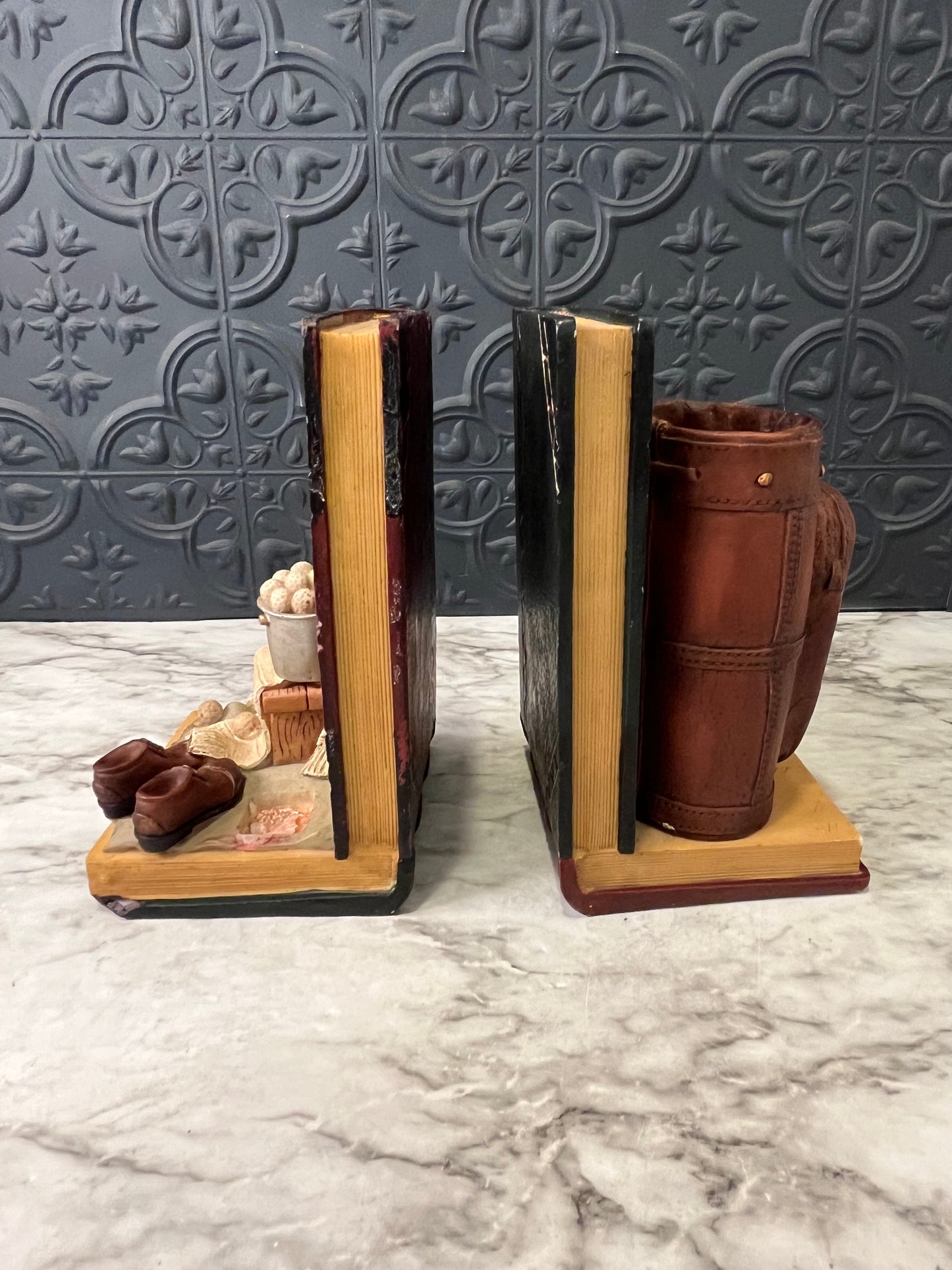Golf Club Bookends