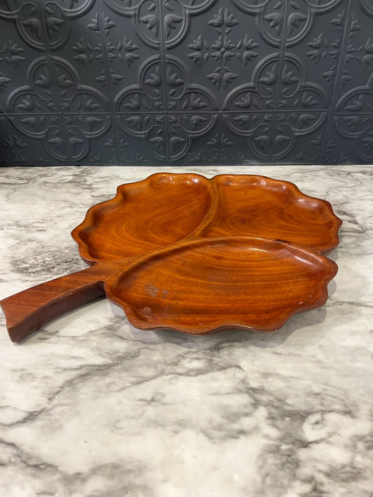 Wood Leaf Dish