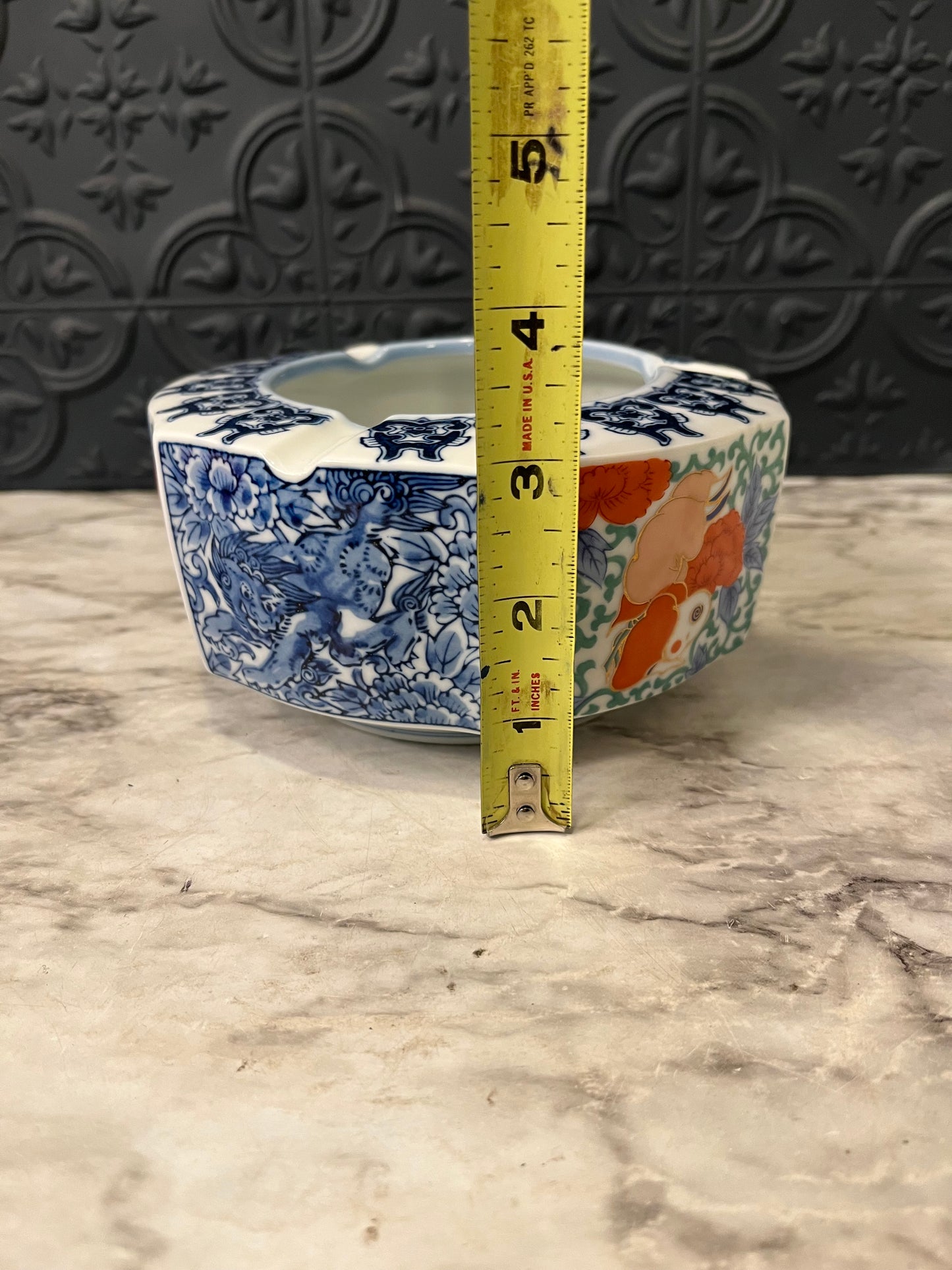 Handpainted Japanese Ashtray