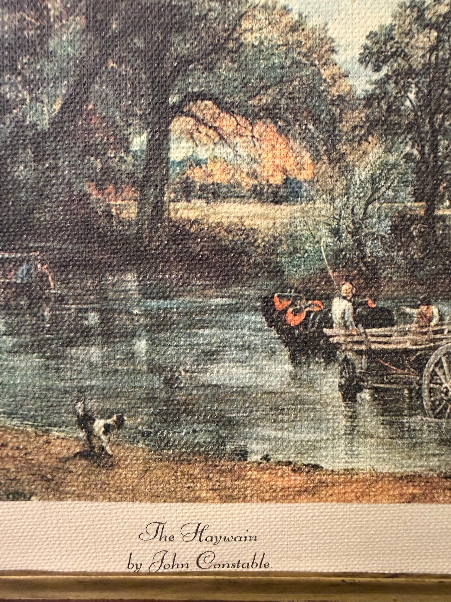 The Haywain Print on Canvas