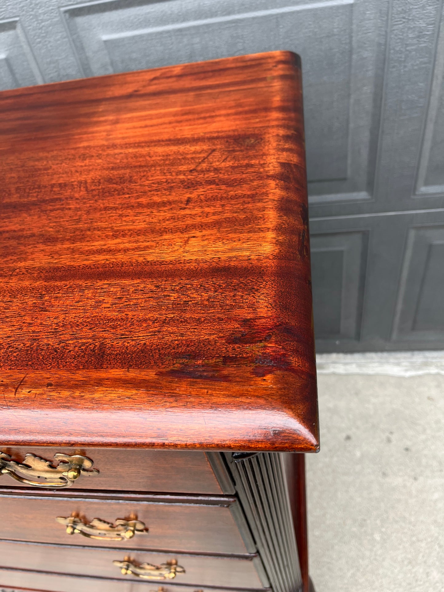 Dark Wood Provincial Dresser