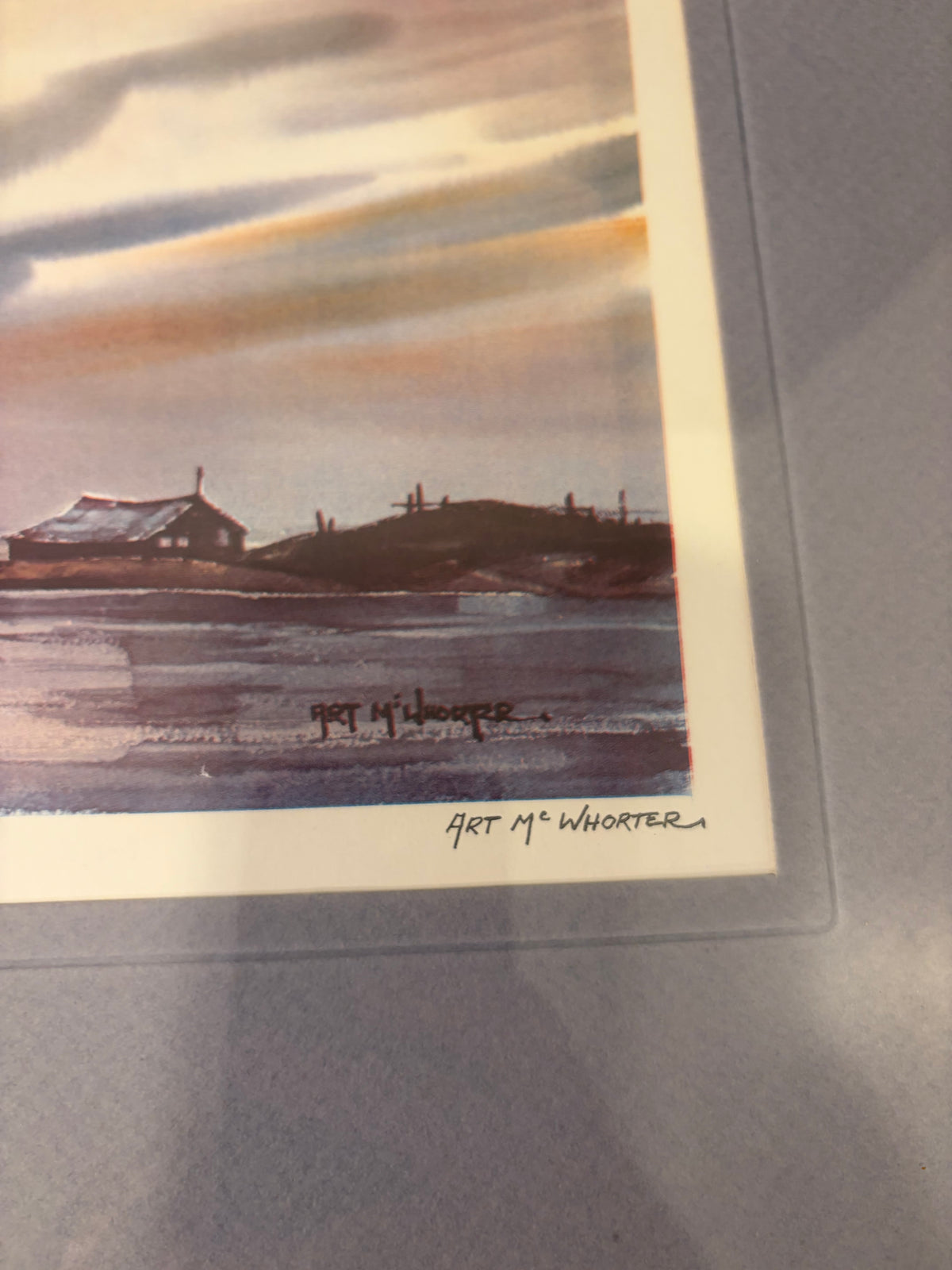 Framed Print of "Afterglow” by Arthur McWhorter