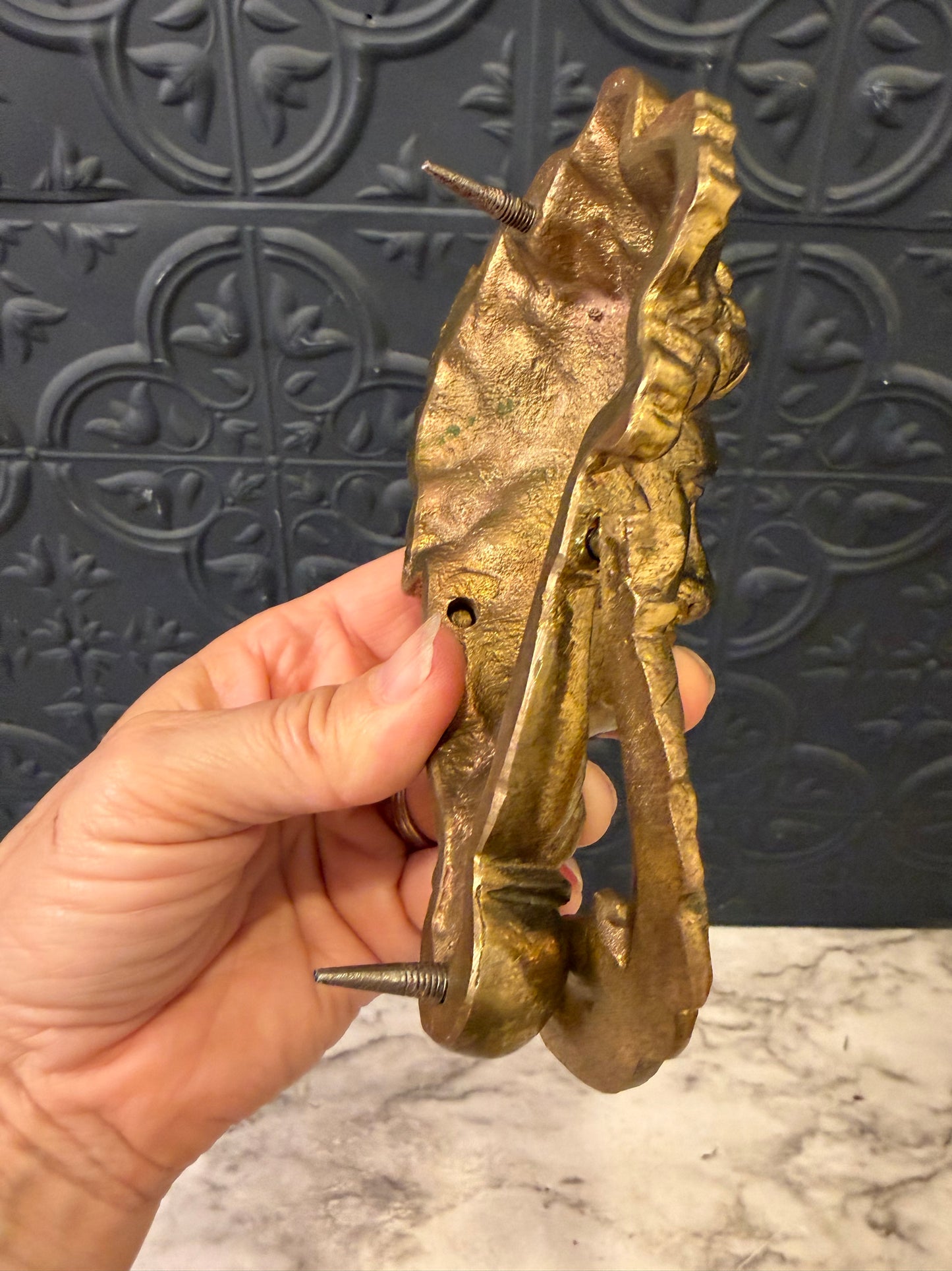 Brass Goddess Door Knocker