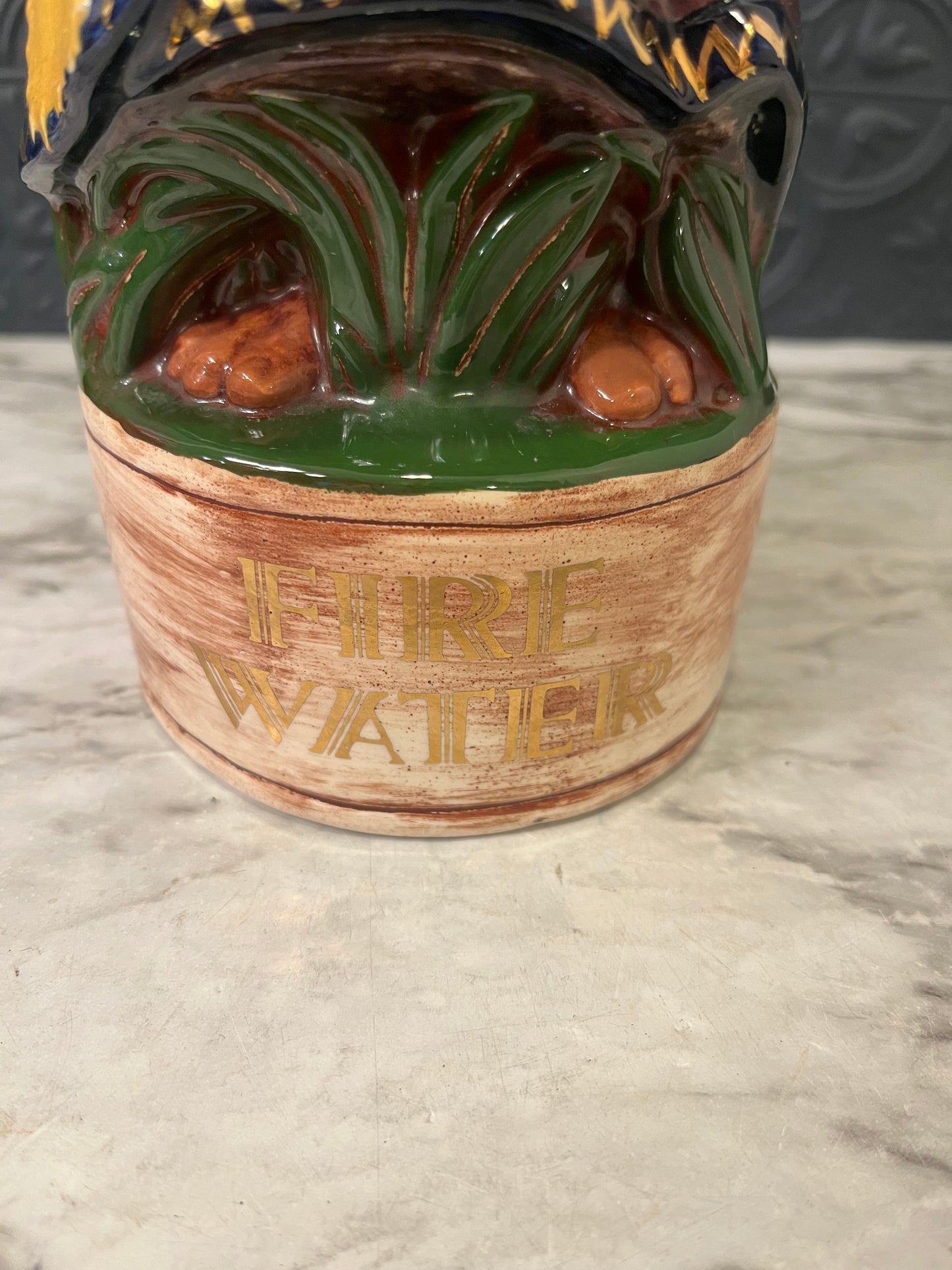 Alberta Vintage Indian Fire Water Decanter