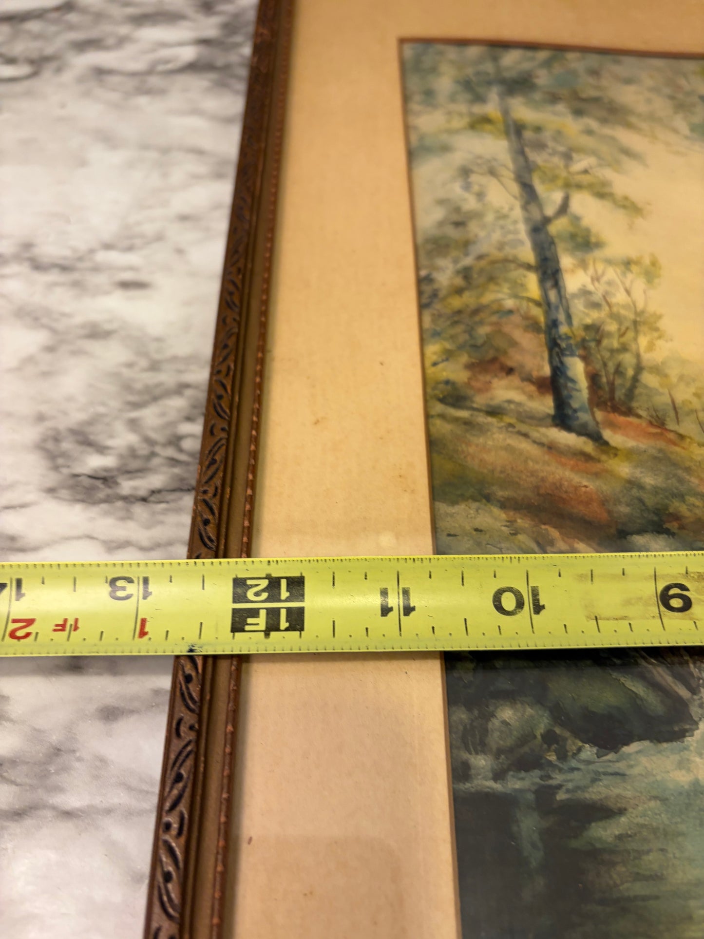 Antique Landscape of Waterfall AS IS
