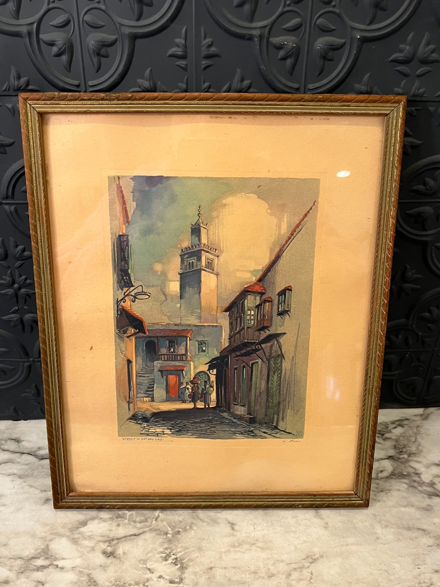 Print of Bab El Khadra Framed