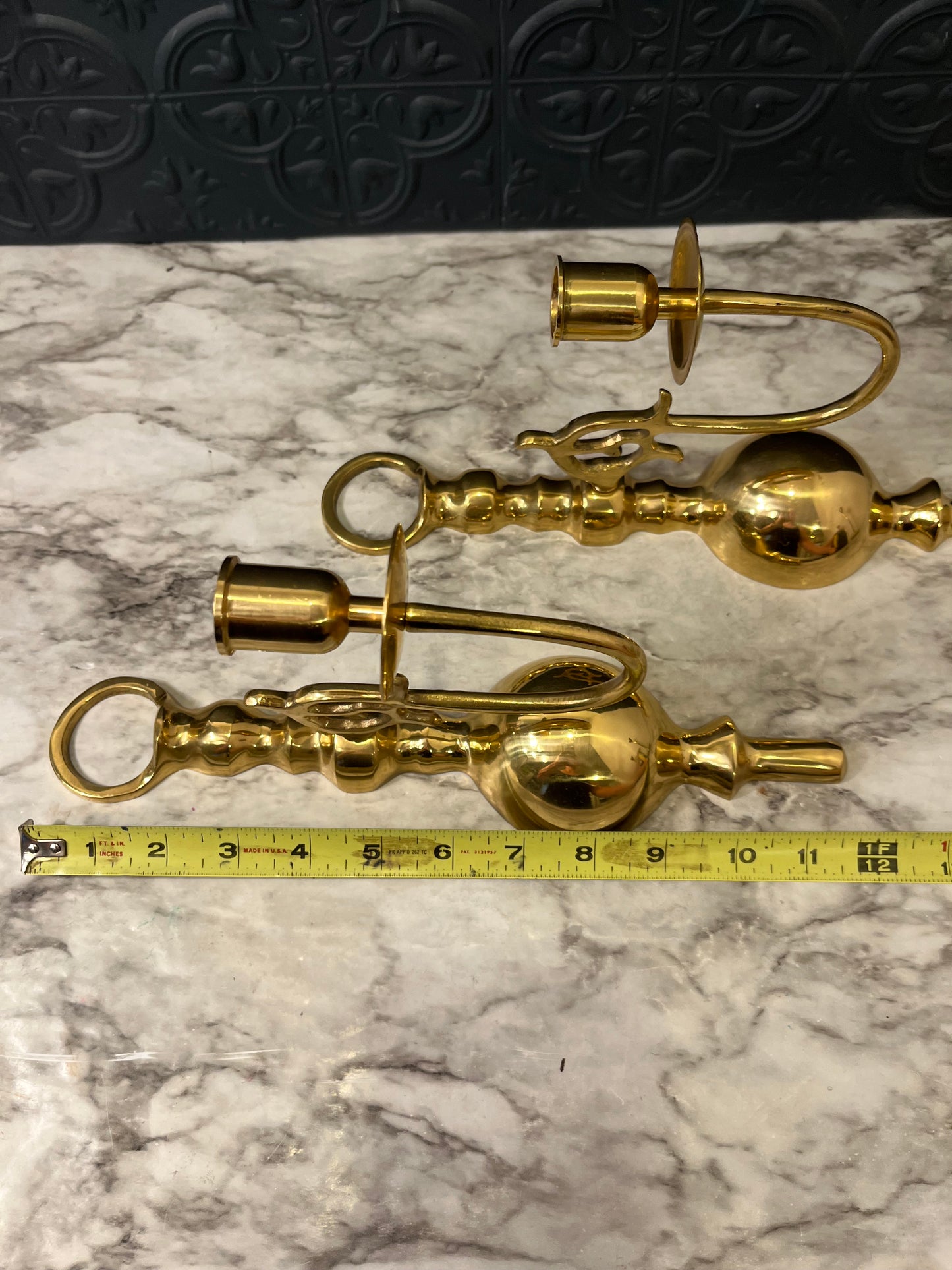 Vintage Solid Brass Wall Sconce Bulb Base