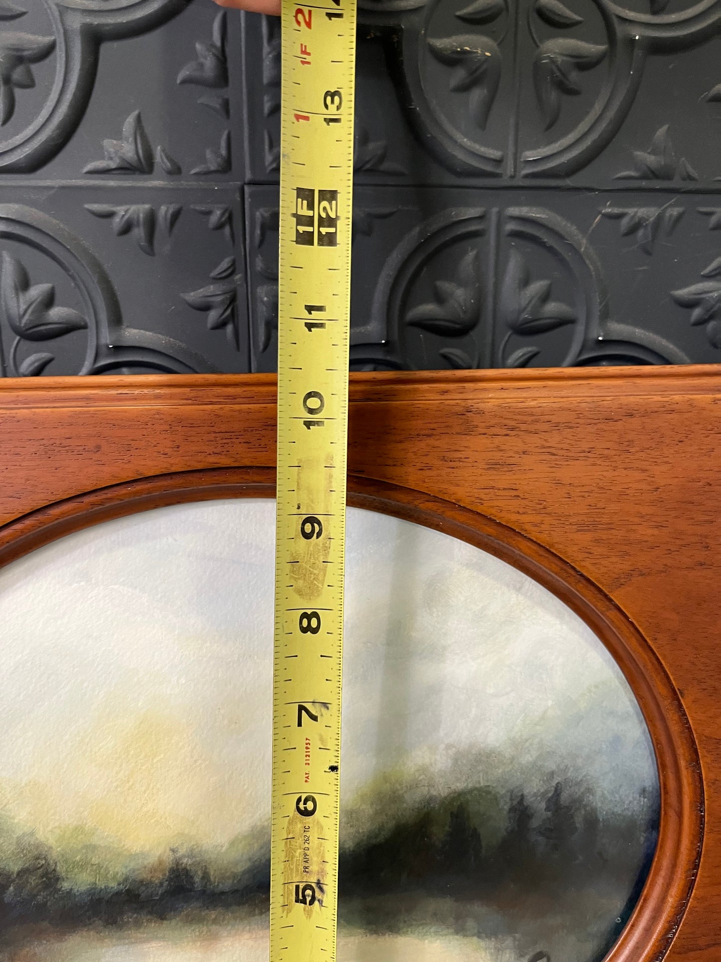 Moody Tree Line Painting by Jessie