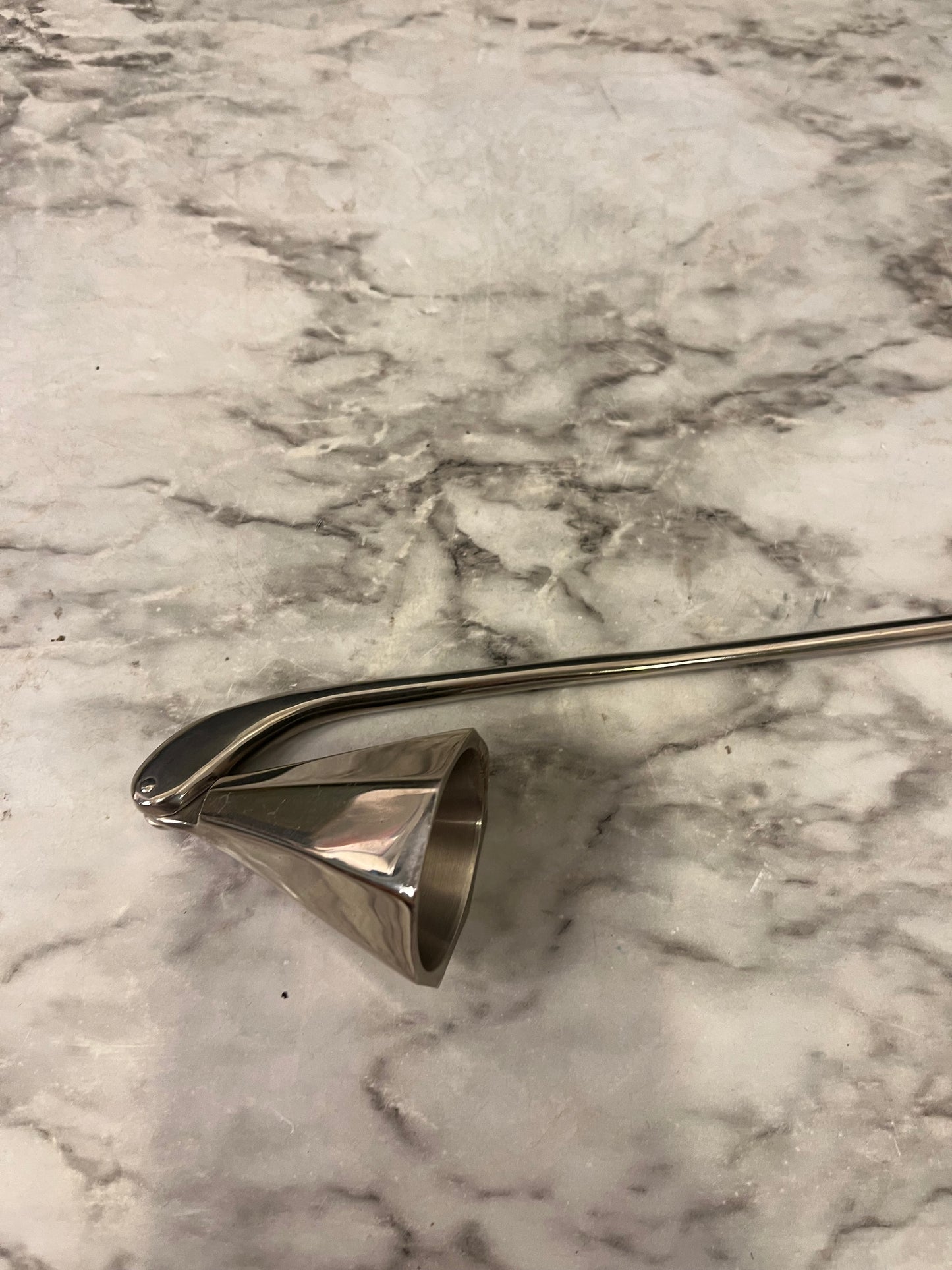 Pewter Candle Snuffer with Octagon Cup