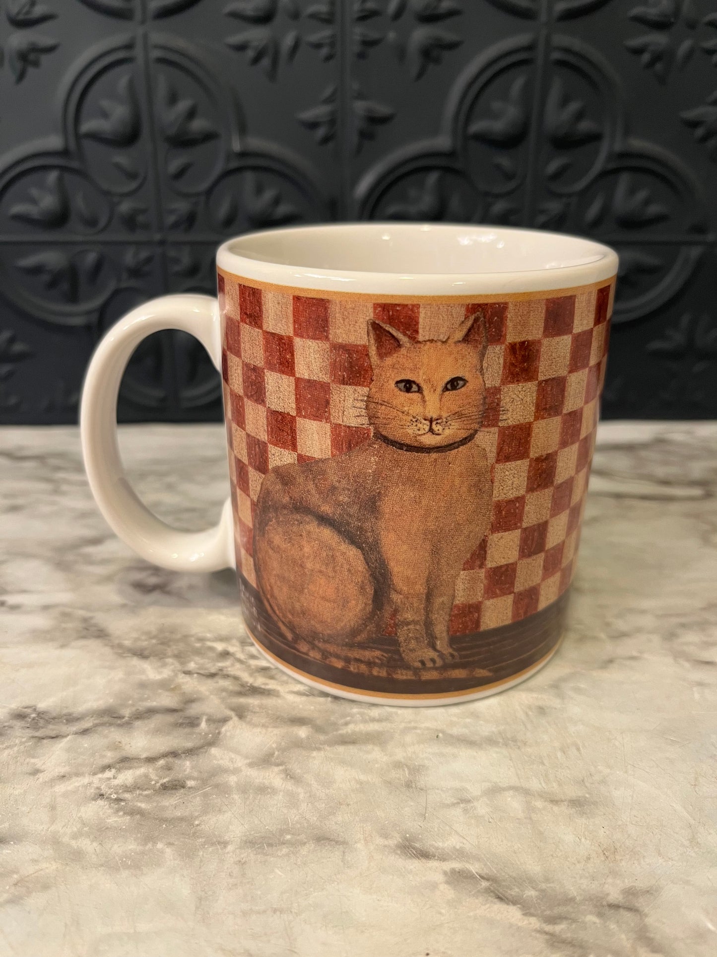 Set of 2 Oneida Cat Mugs