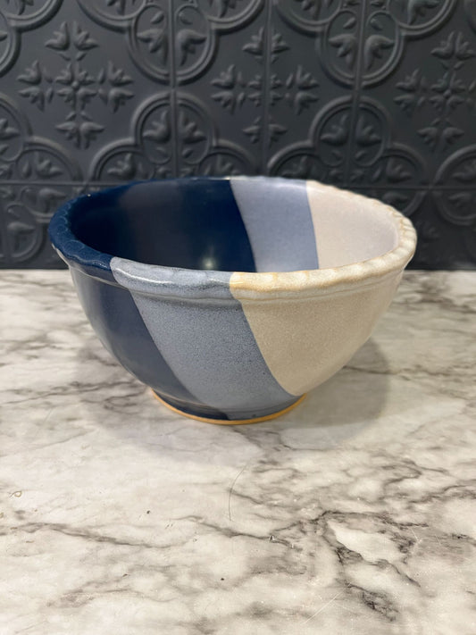 Blues pottery bowl