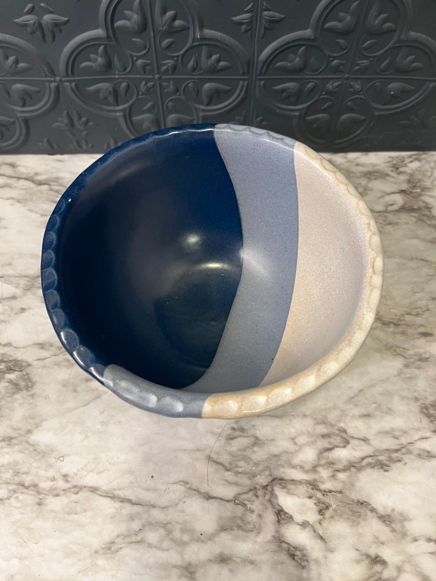 Blues pottery bowl