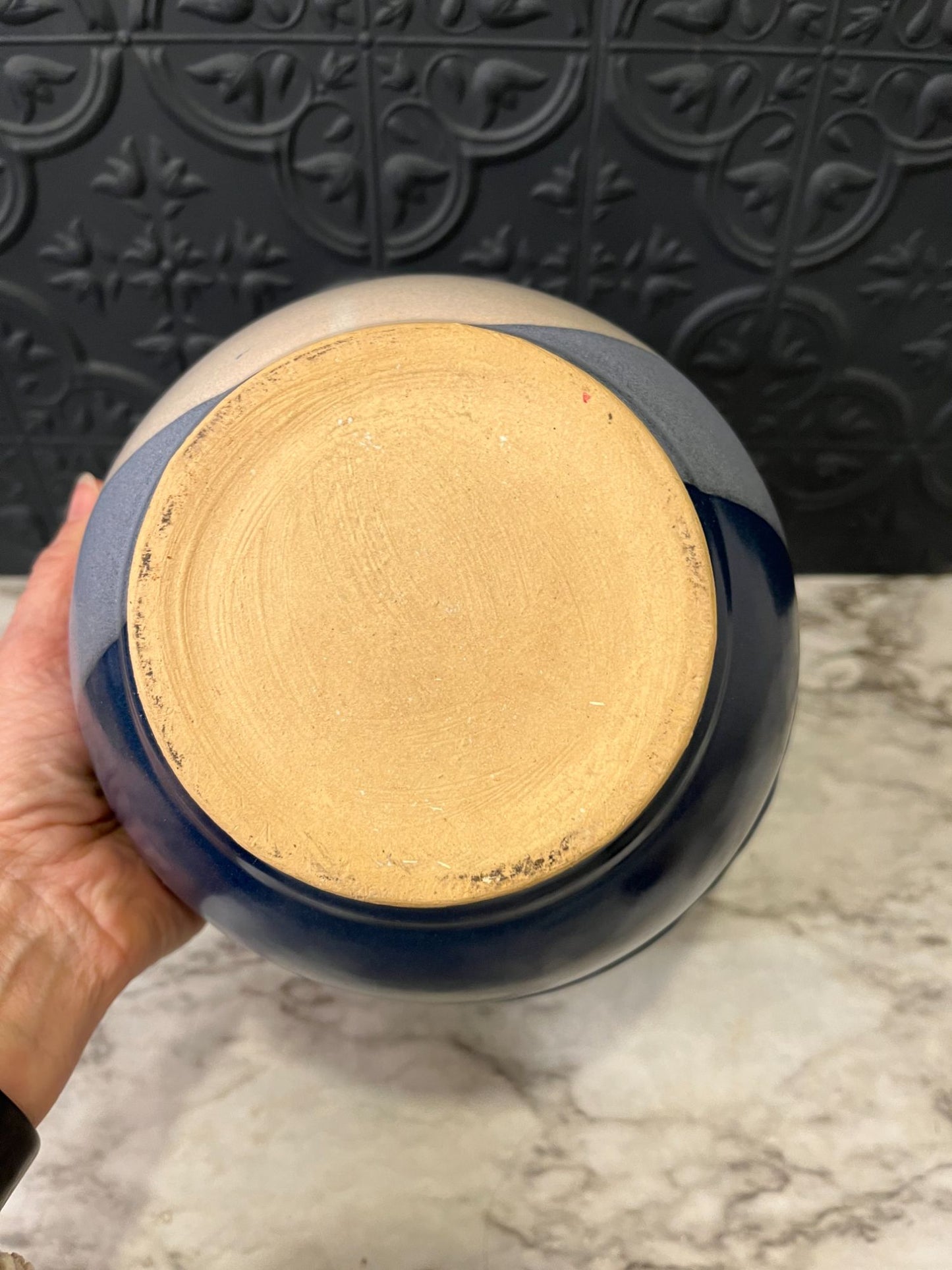 Blues pottery bowl