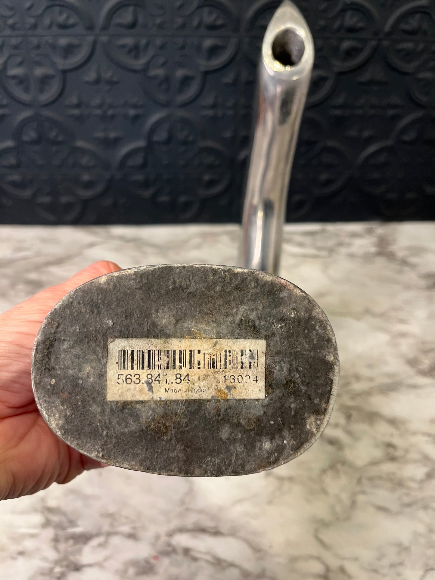 Anna Everlund Aluminum Candlestick pair