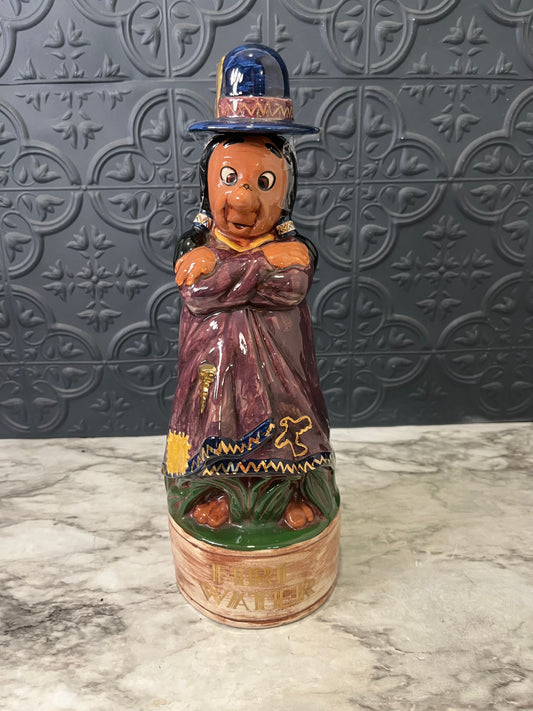 Alberta Vintage Indian Fire Water Decanter