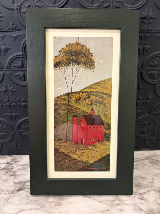 Red Barn Warren Kimble Print