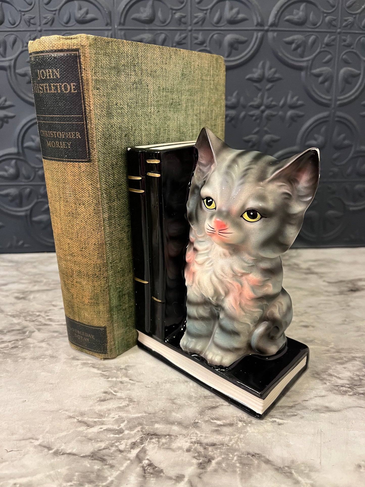 Tabby Cat Book end only 1
