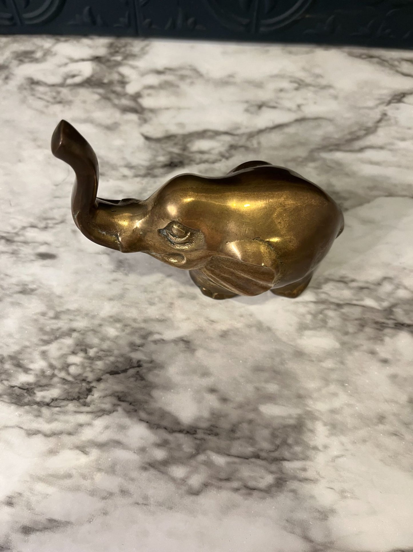 Small Brass Elephant