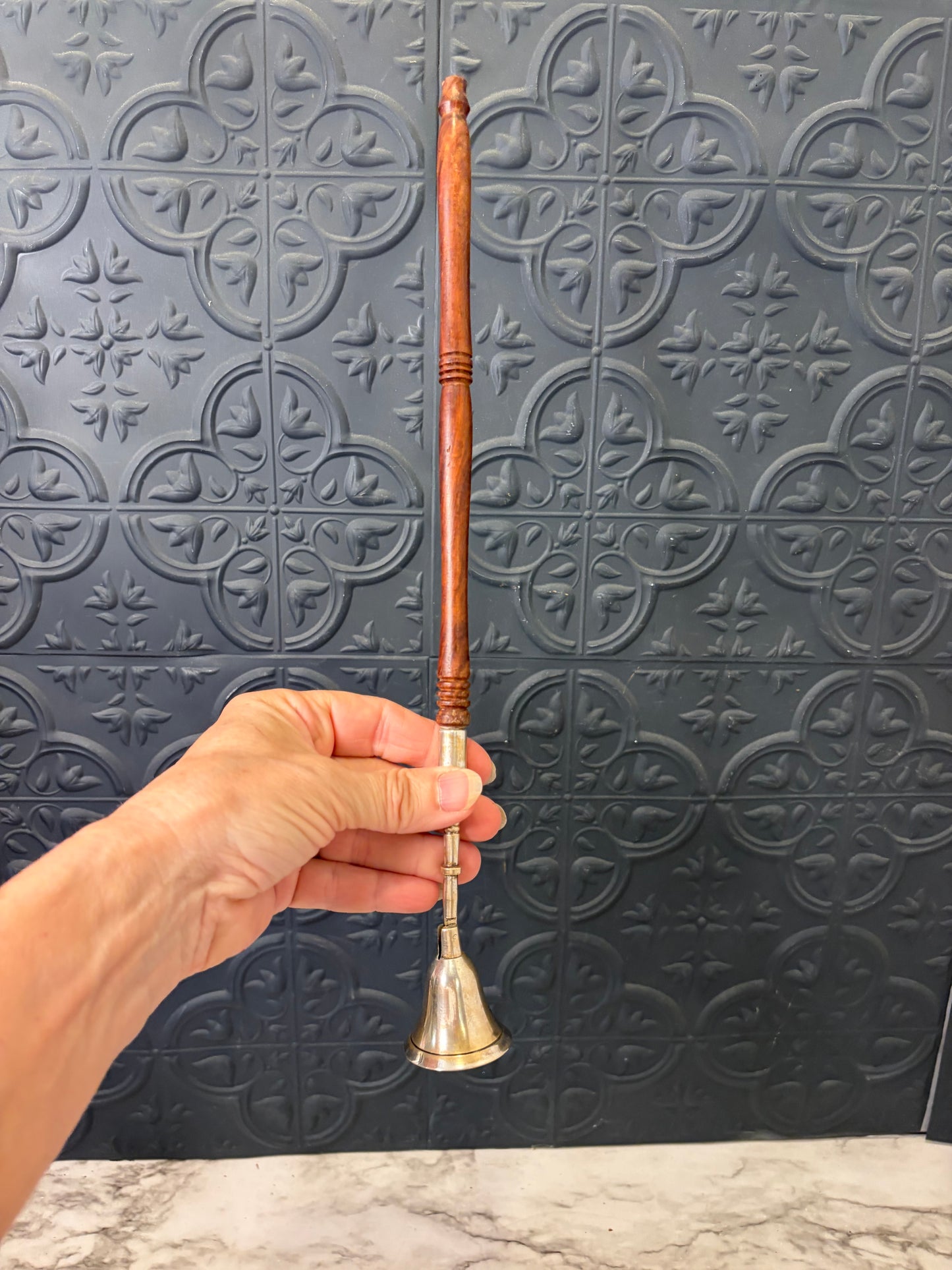 Candle Snuffer with Wood Handle