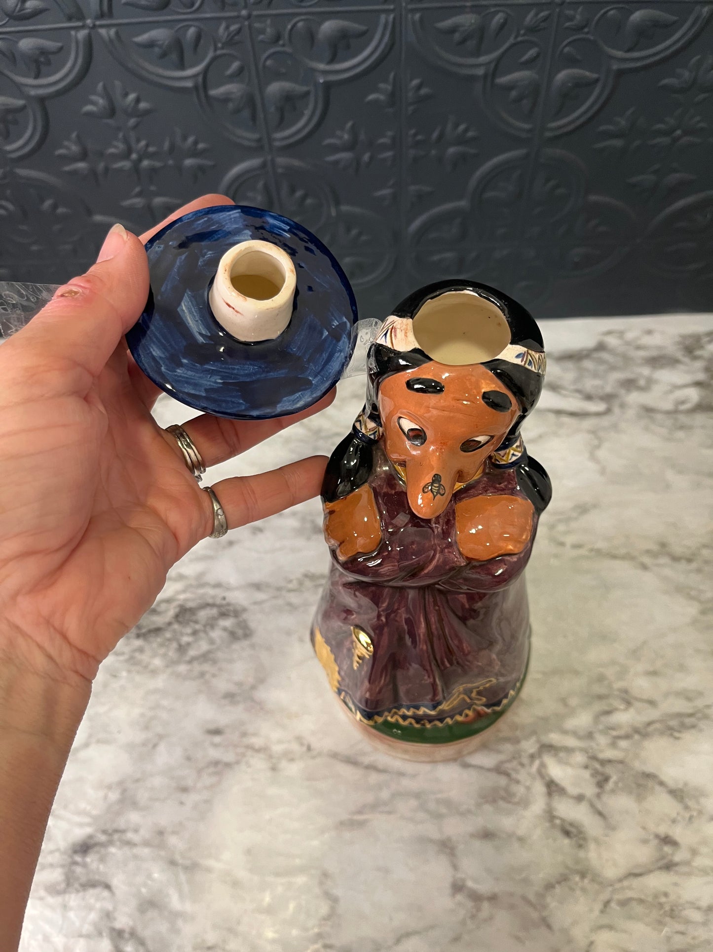Alberta Vintage Indian Fire Water Decanter