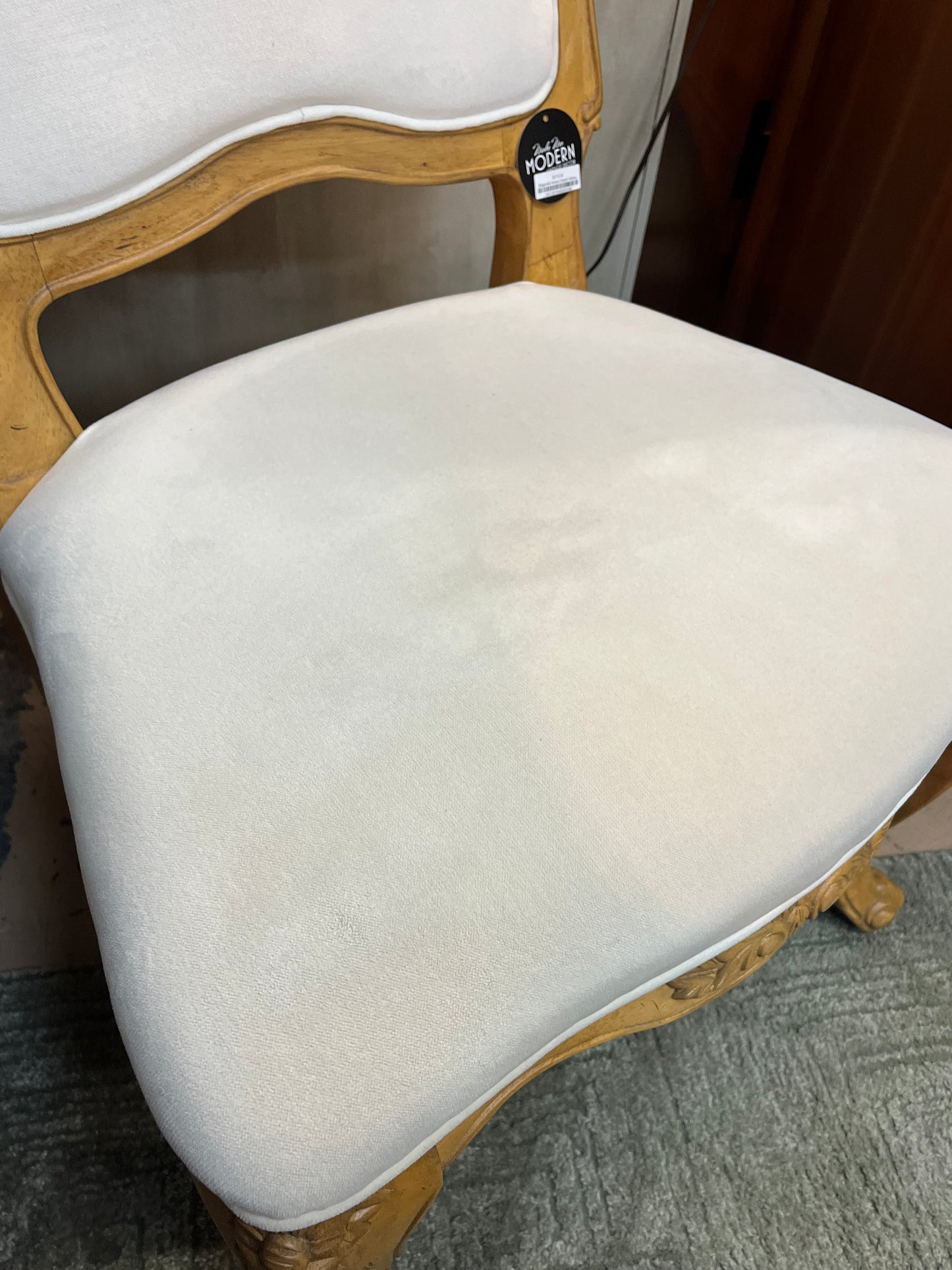 Magnolia Home Cream Velvet Chair