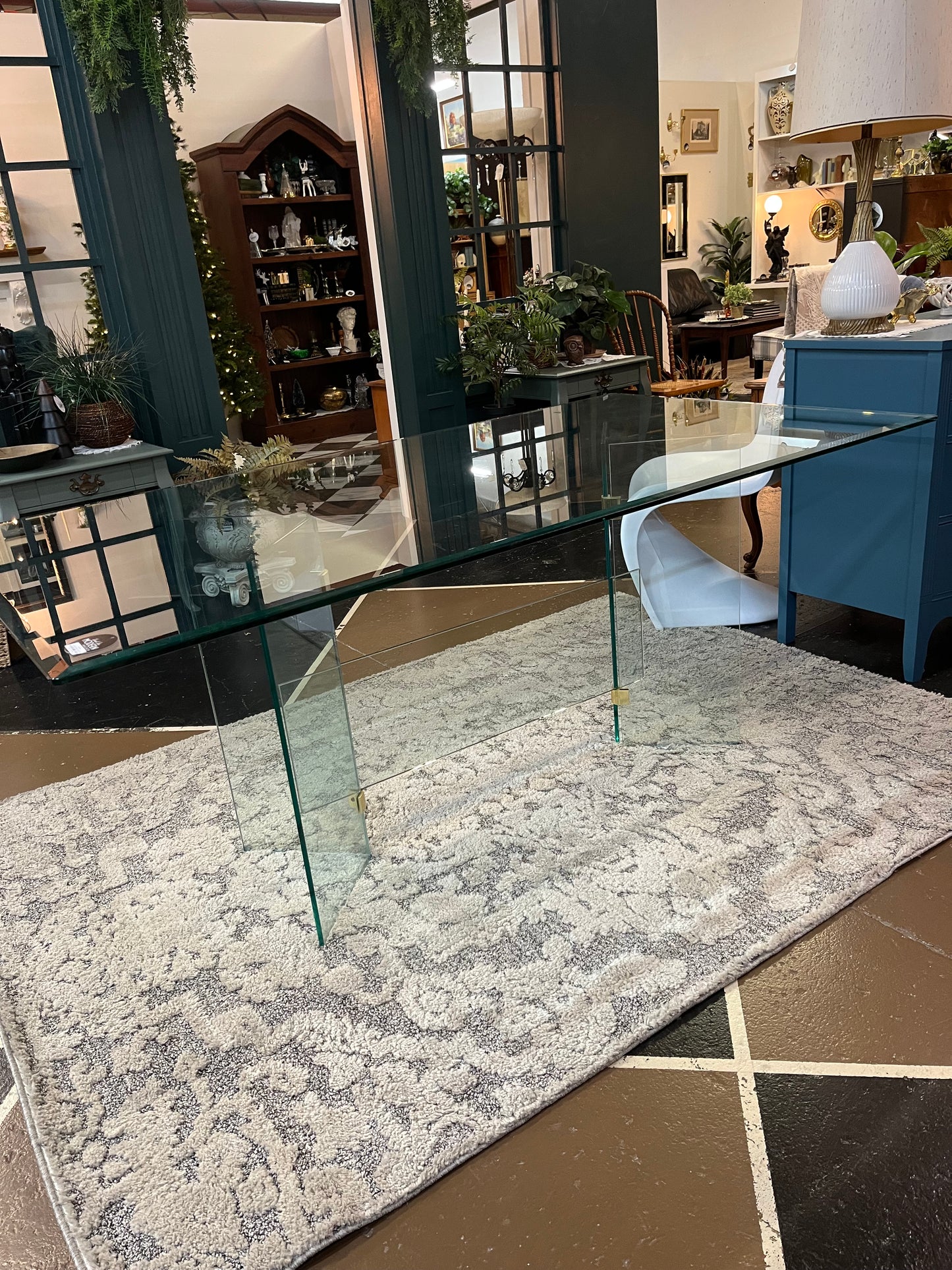 Post Modern Glass Dining Table