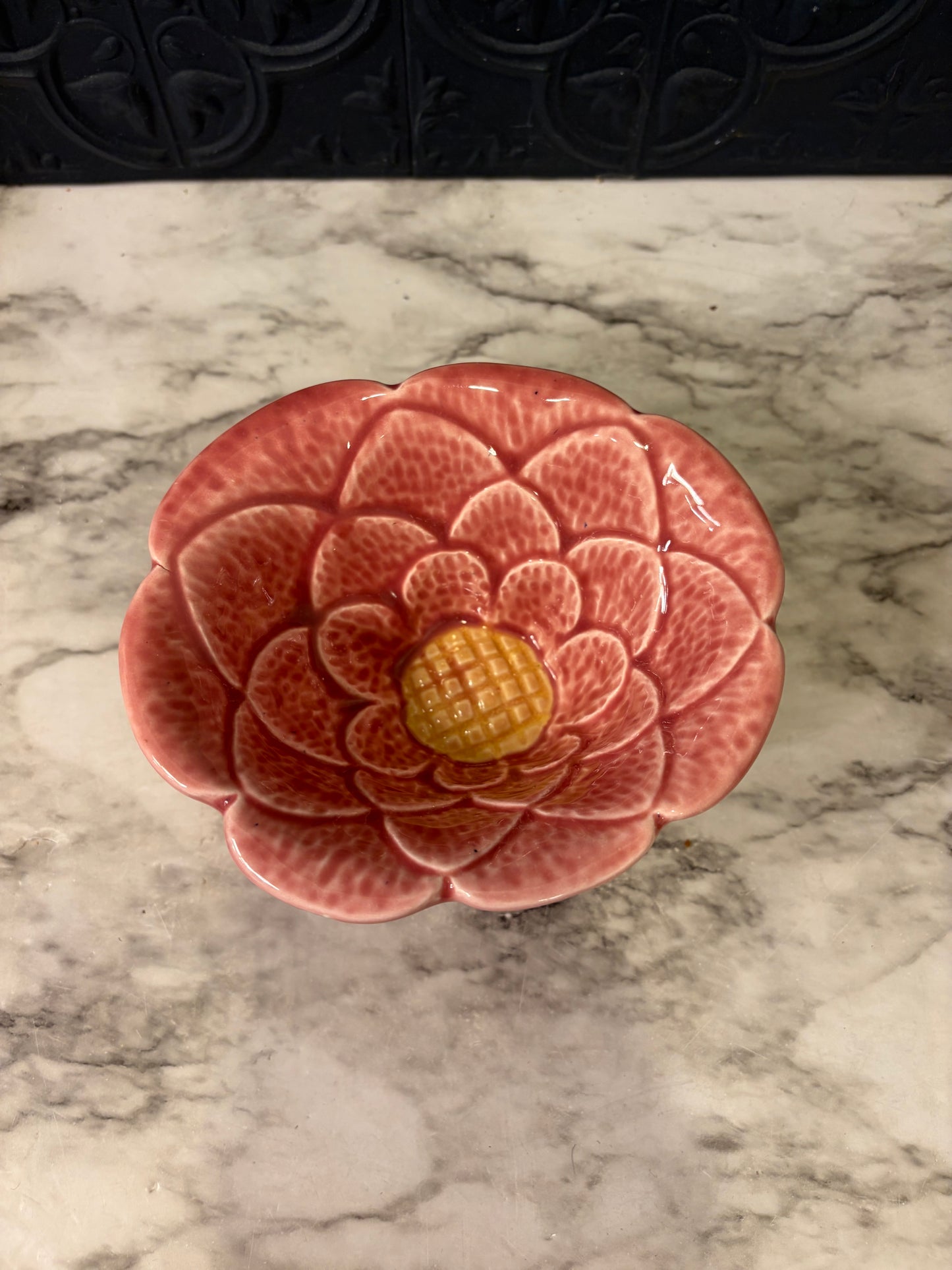 Pink Floral USA Bowl