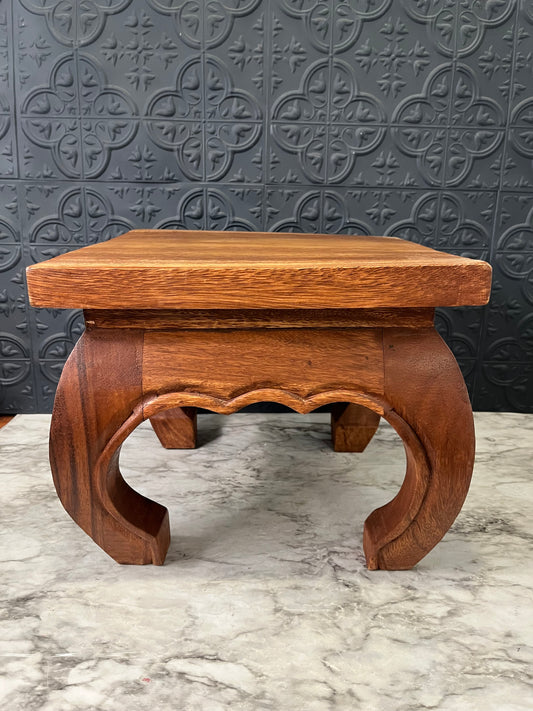 Wooden Opium/stool/plant Stand