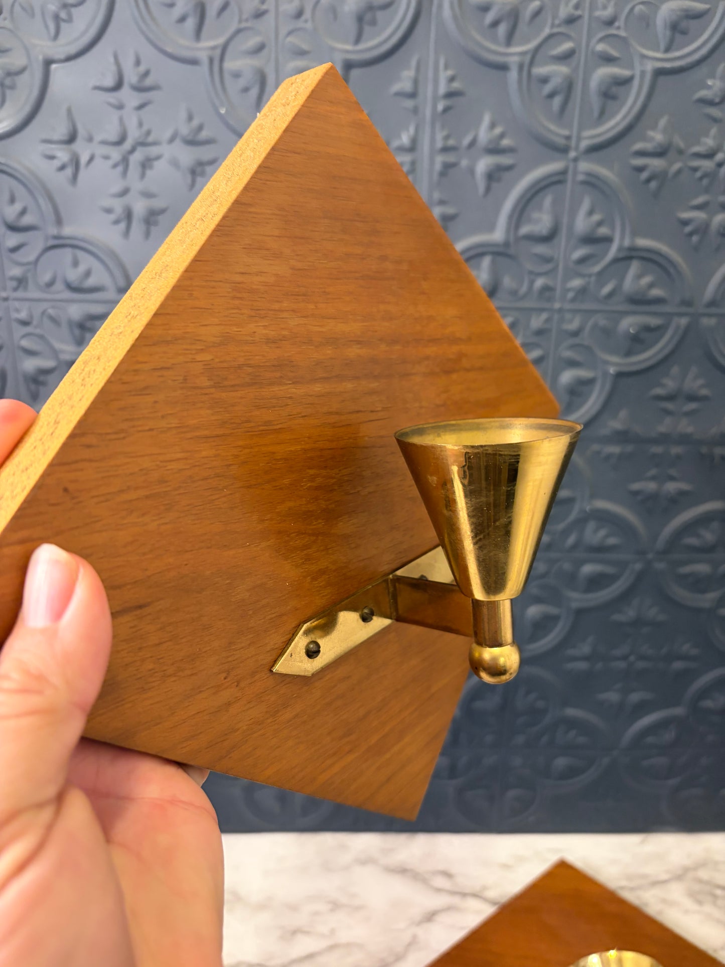 MCM Diamond Wall Sconce Set
