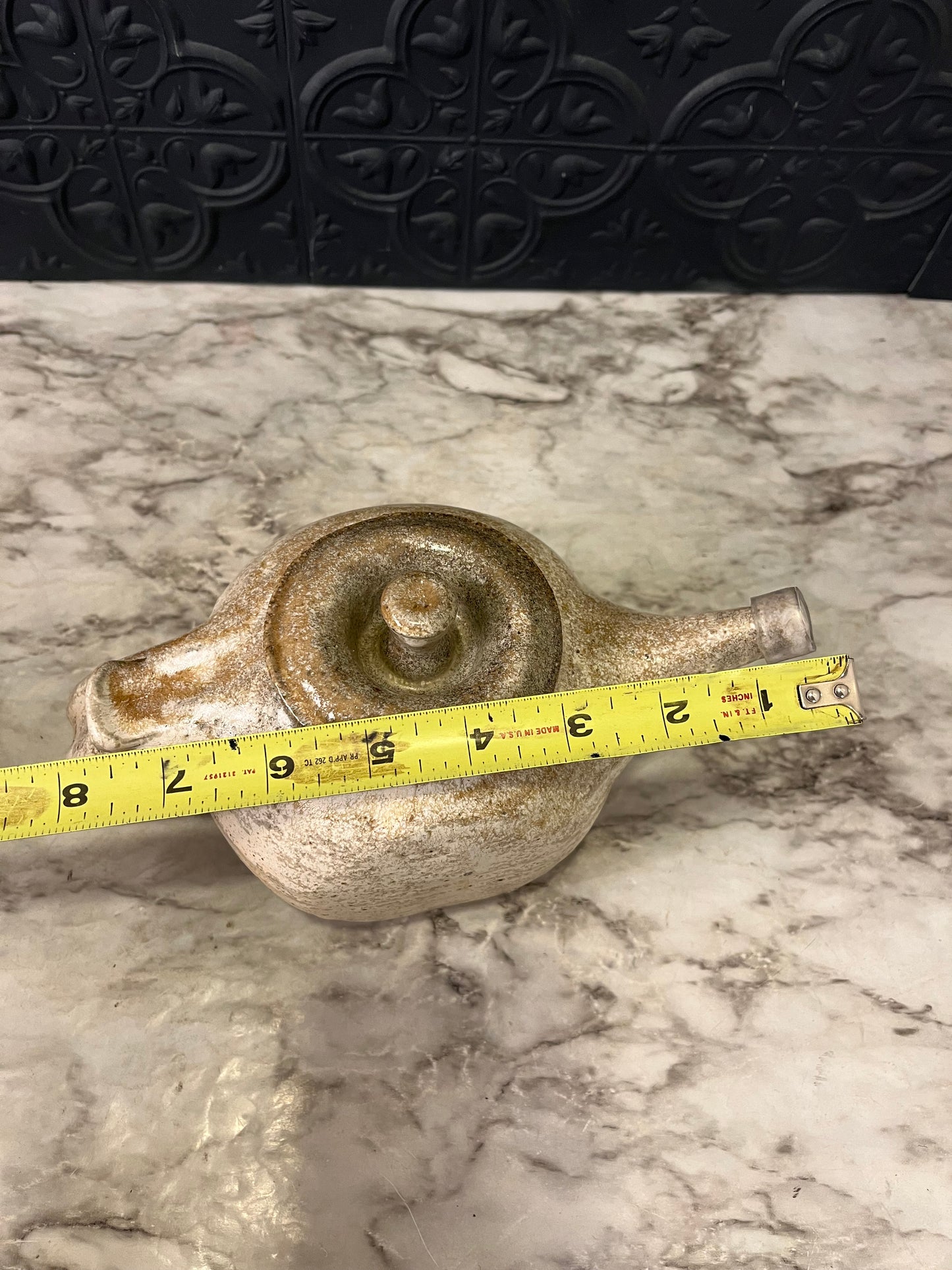 Cream Studio Pottery Teapot