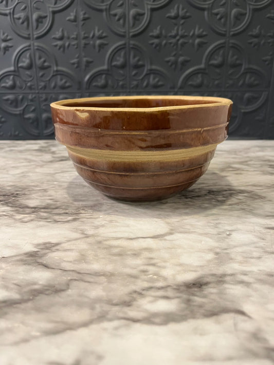 USA Brown Glazed Bowl