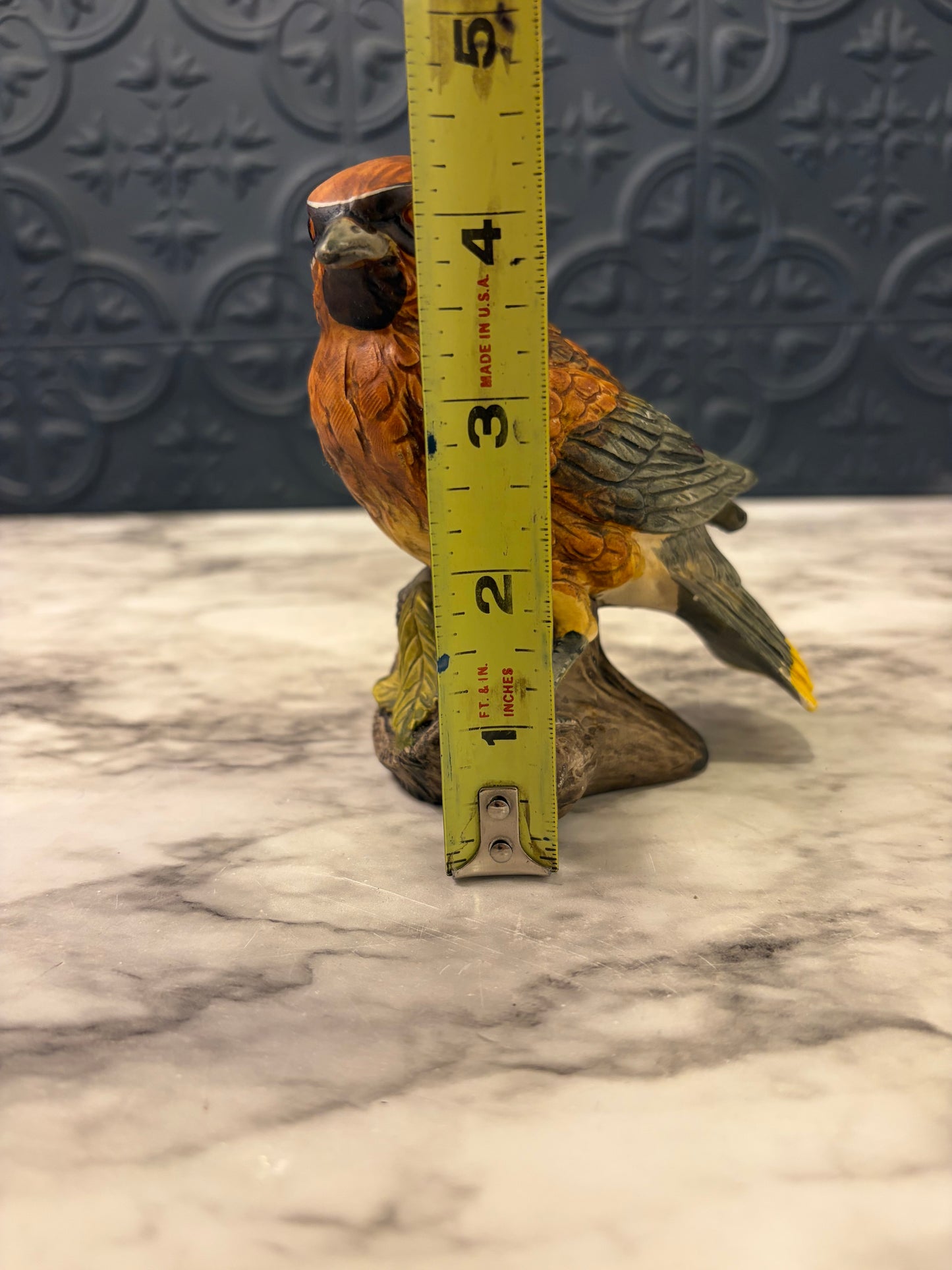 Porcelain Orange Bird UCTCI