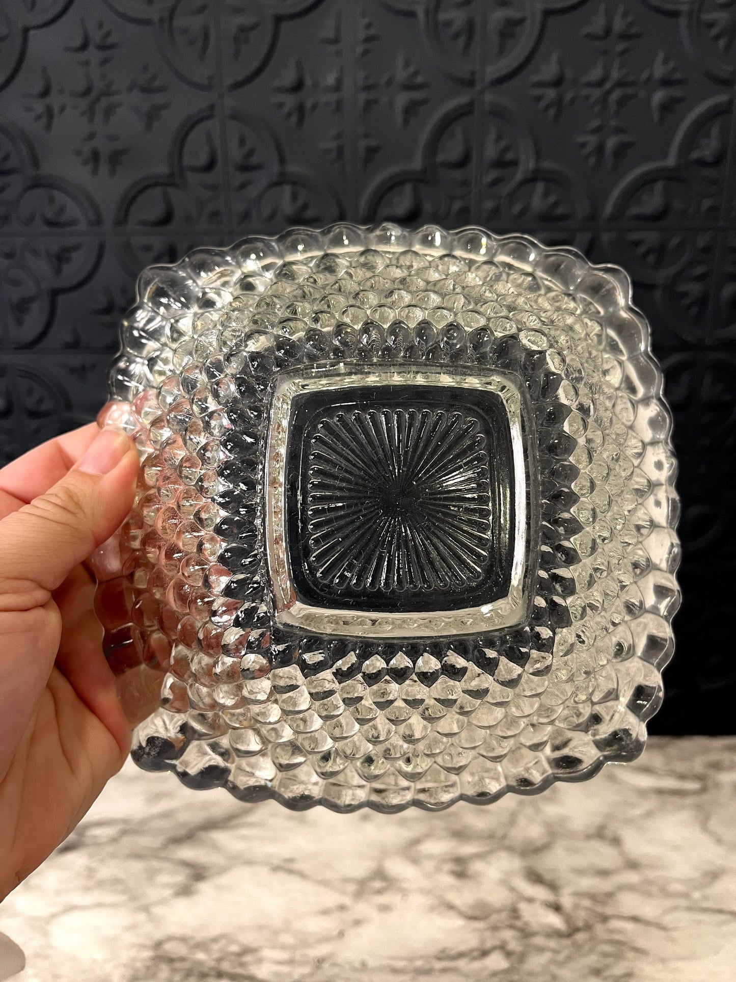 Square Glass Bowl