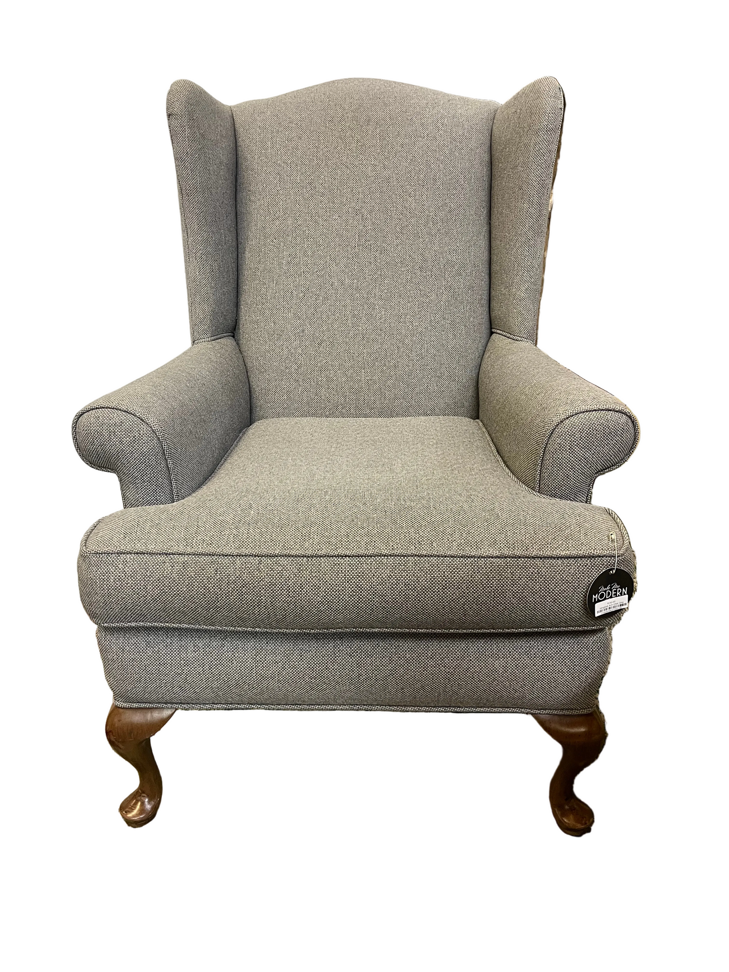Wingback Arm Chair Gray