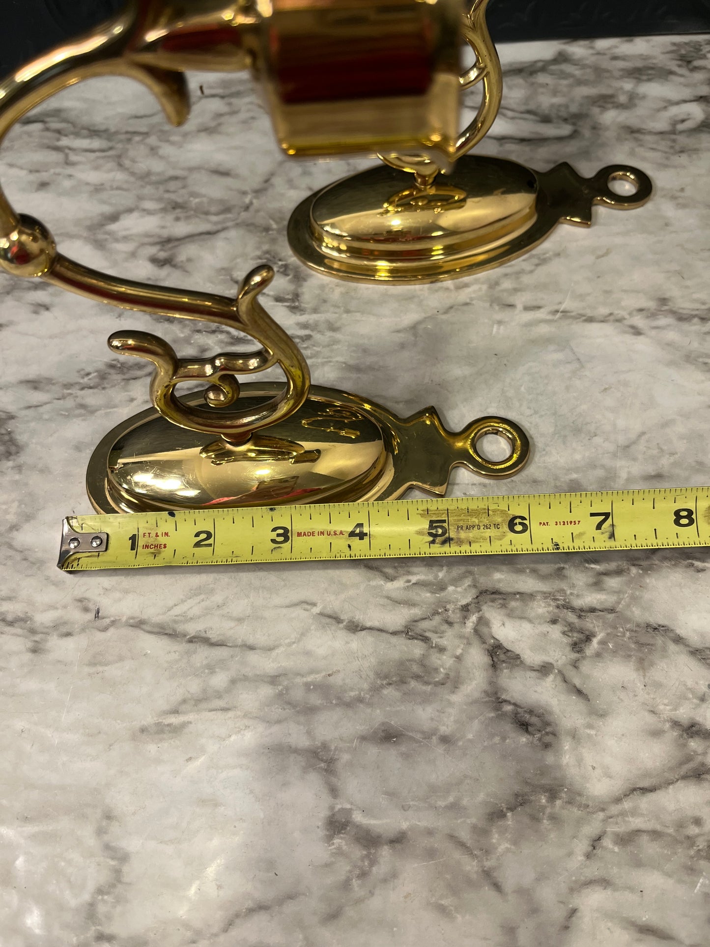 Oval Candle Wall Sconce x 2